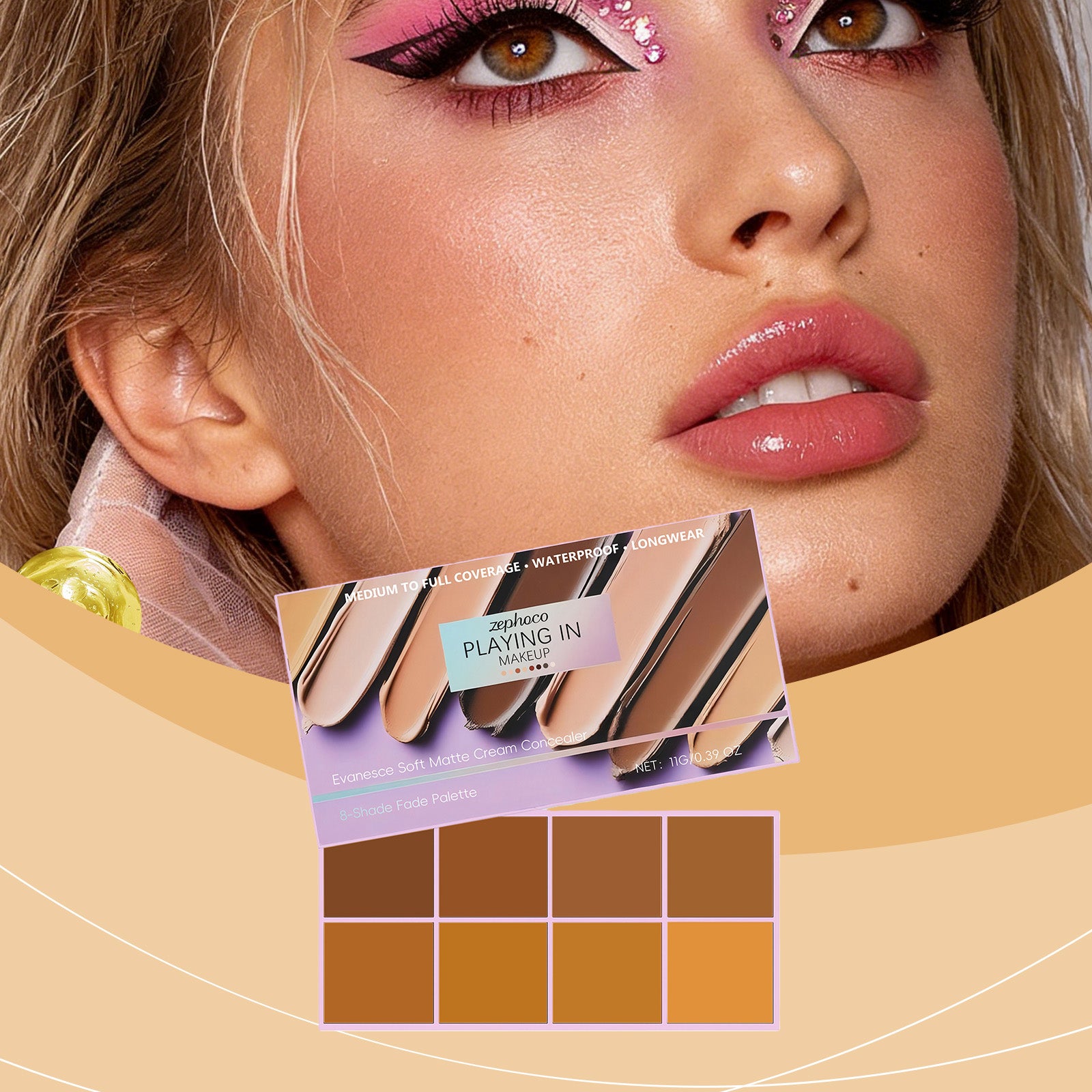 Zephoco Dark Series Soft Mist Gradient Concealer