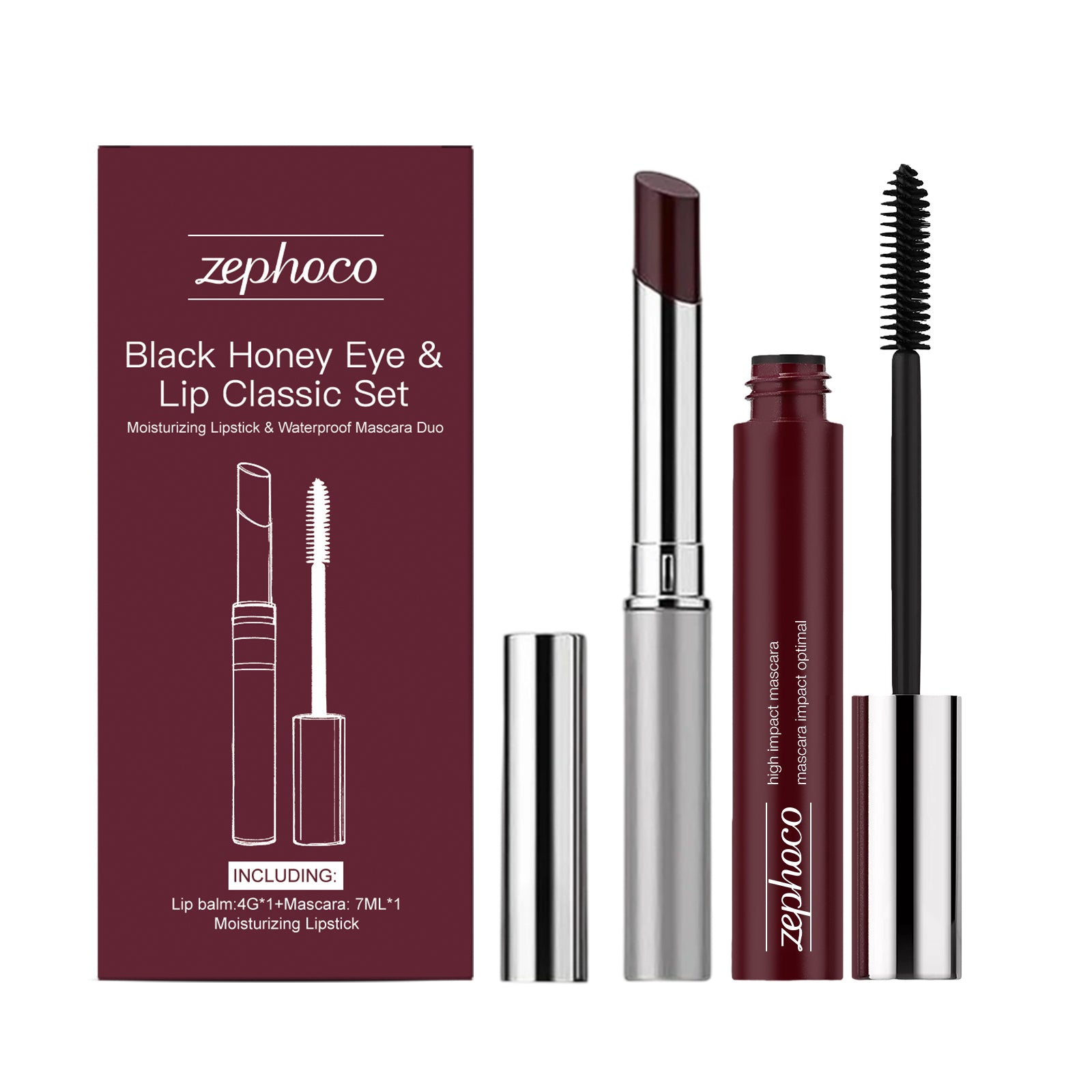 Zephoco Black Honey Eye And Lip Classic Set