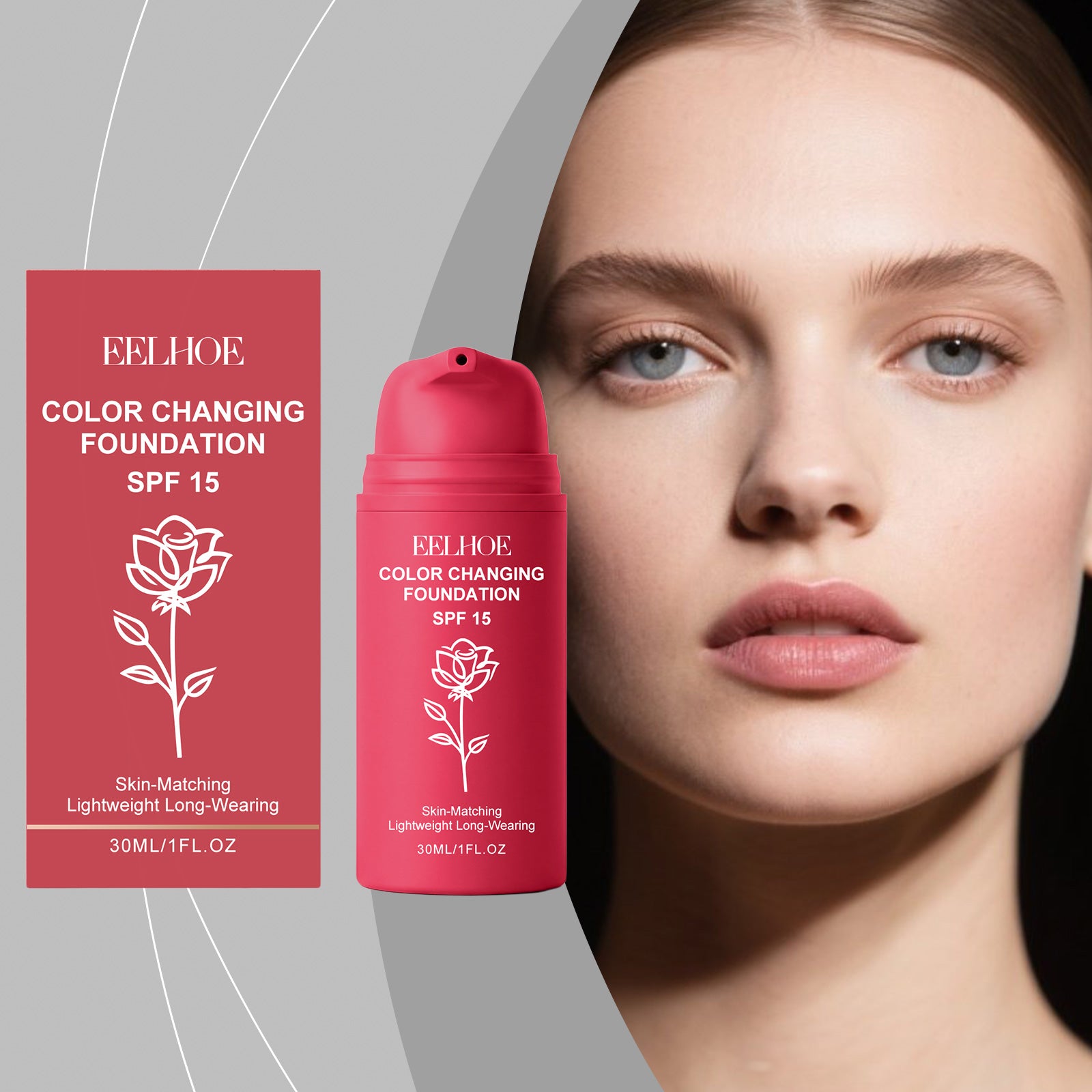 EELHOE Warm Temperature Color Blending Foundation (Natural Shade)