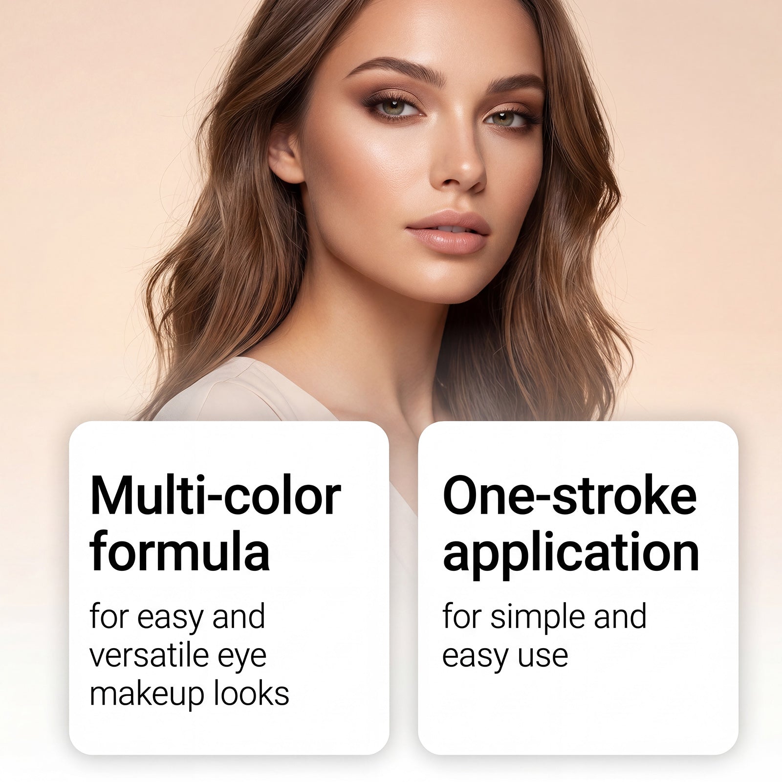 Zephoco Multi-Color Long-Wearing Eyeshadow Stick (Matte Earth Tone)