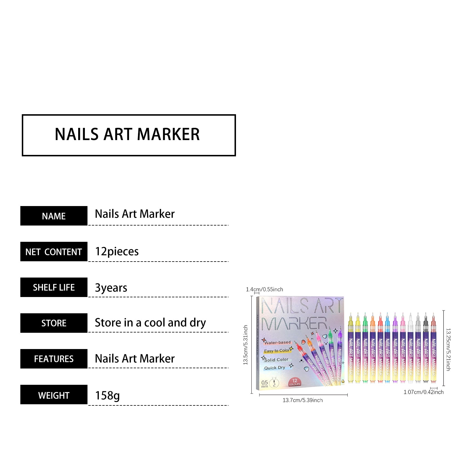 AMZ Diy Nail Art Painting Pen