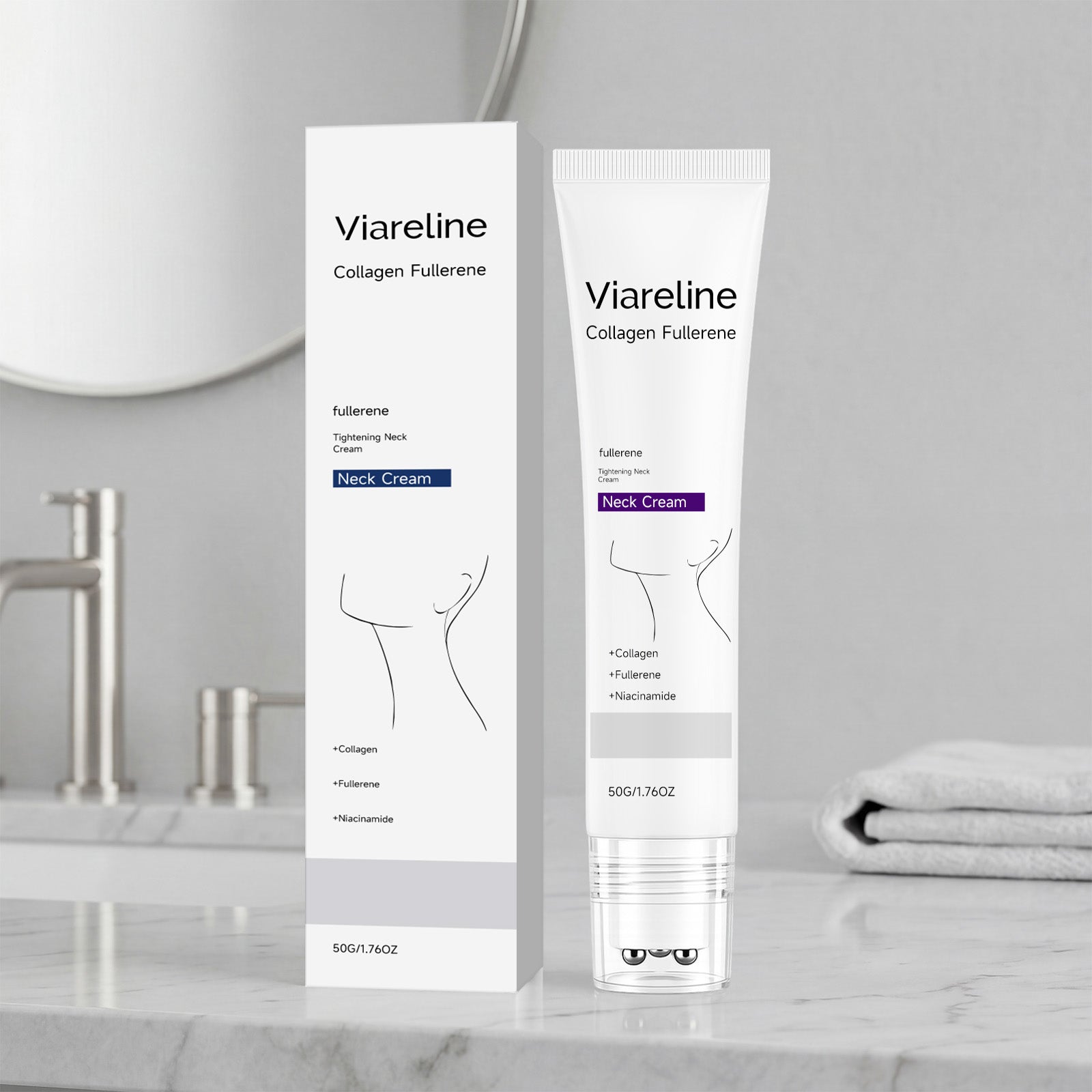 Viareline Collagen Moisturizing Neck Cream