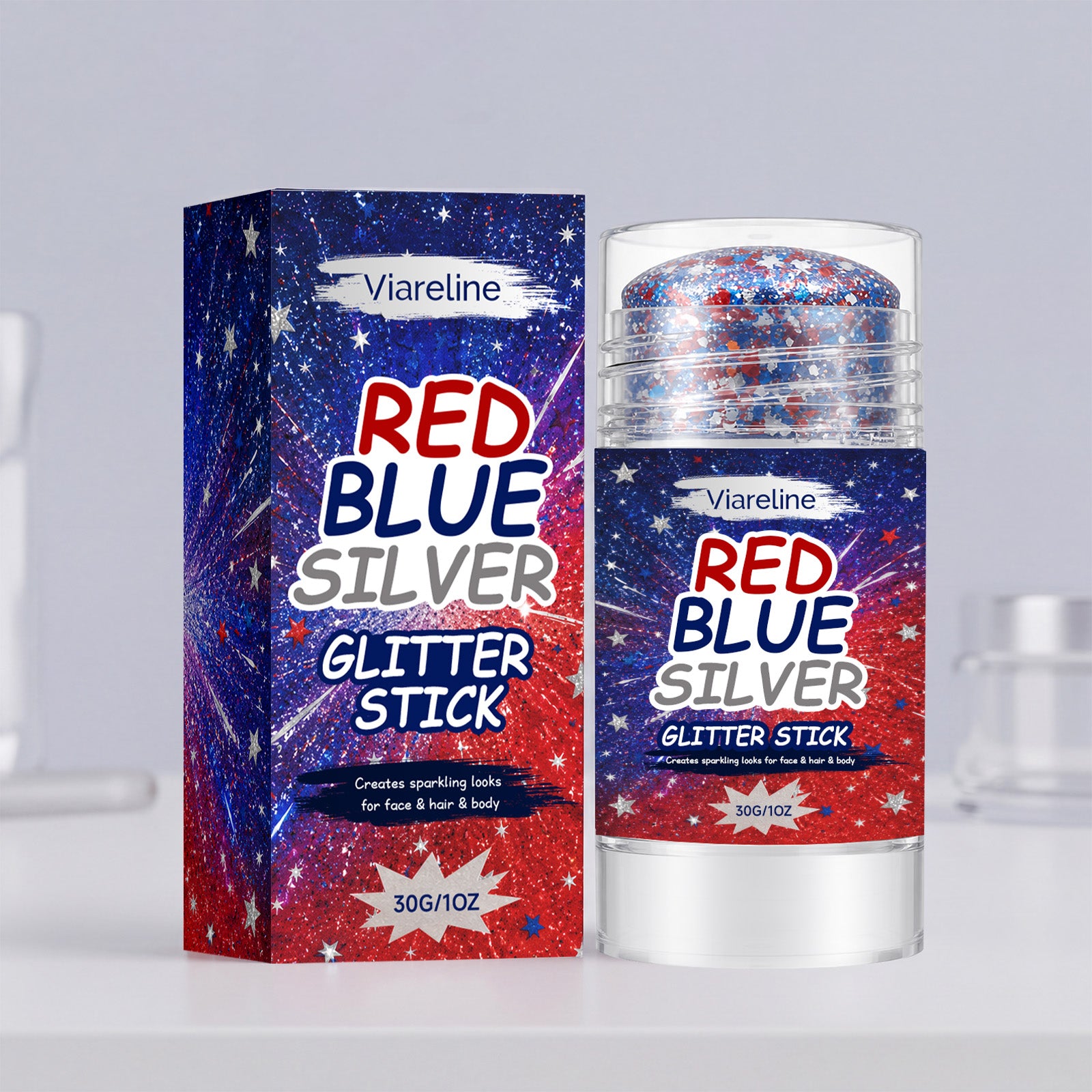 Viareline Shimmer Powder Makeup Stick