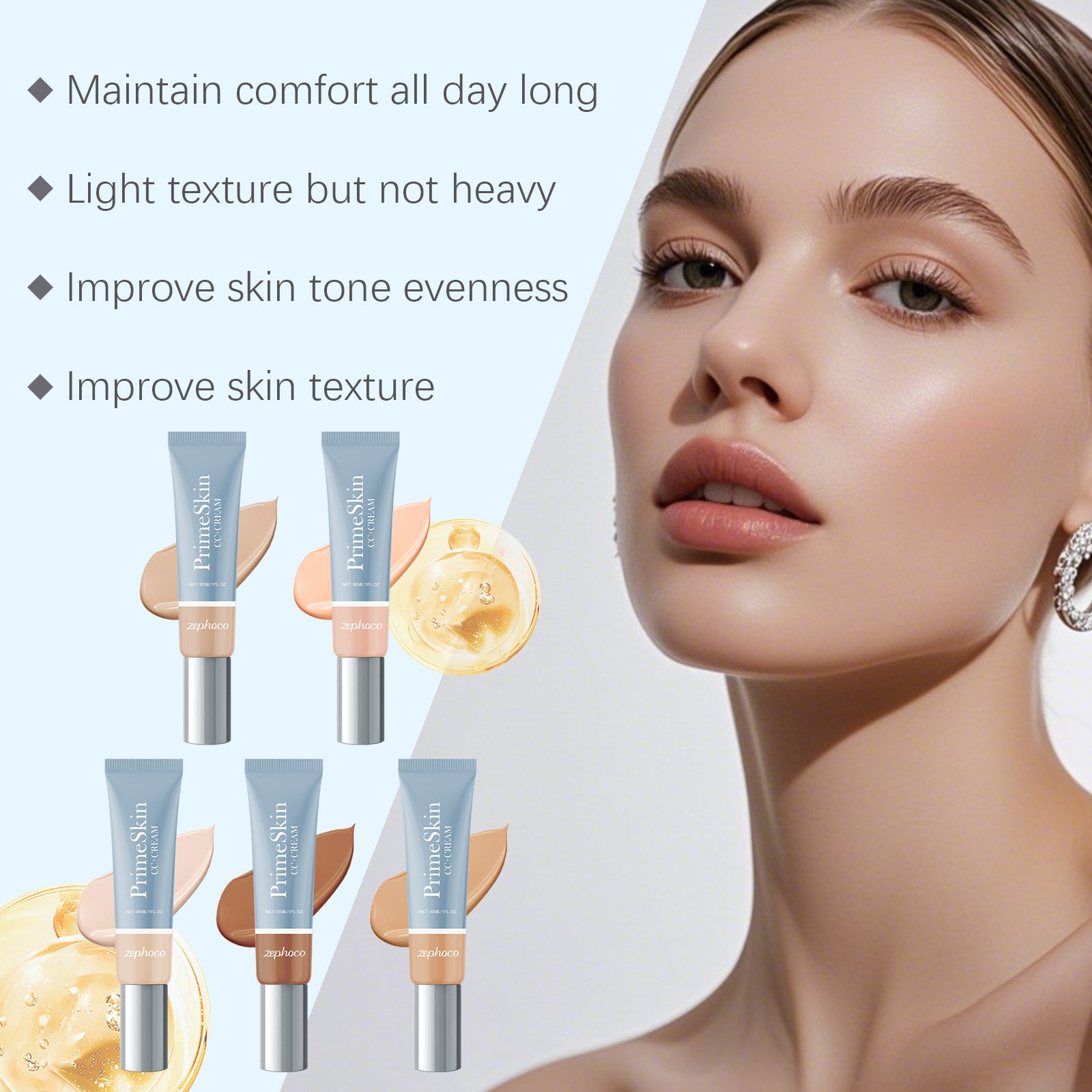 Zephoco Nourishing Light Liquid Foundation Series