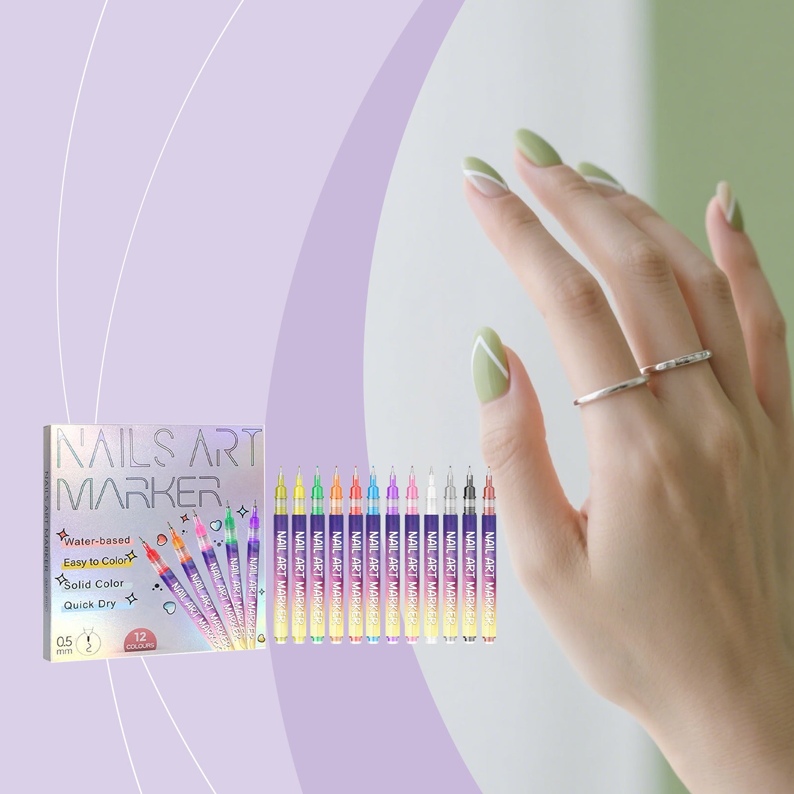 AMZ Diy Nail Art Painting Pen