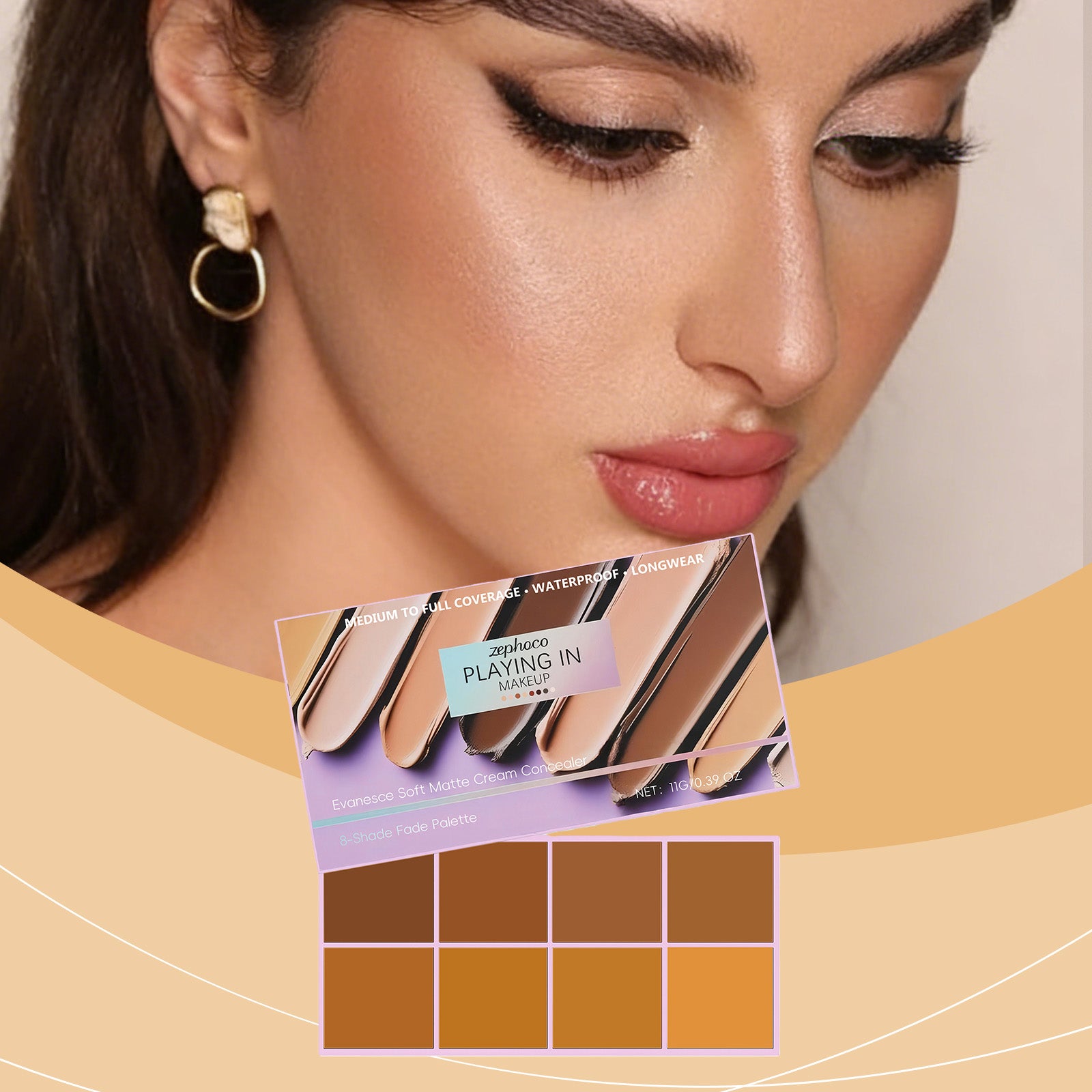 Zephoco Dark Series Soft Mist Gradient Concealer