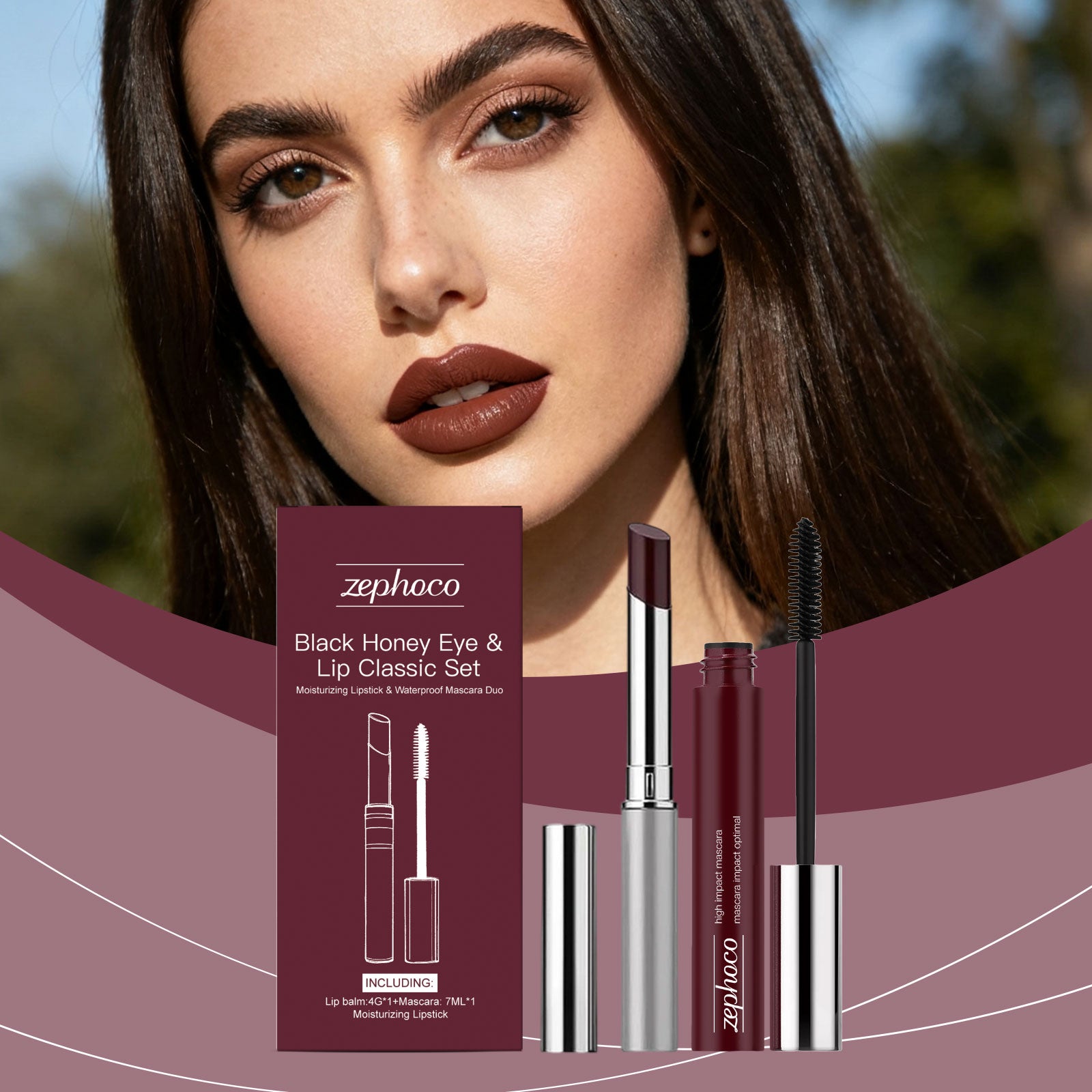 Zephoco Black Honey Eye And Lip Classic Set