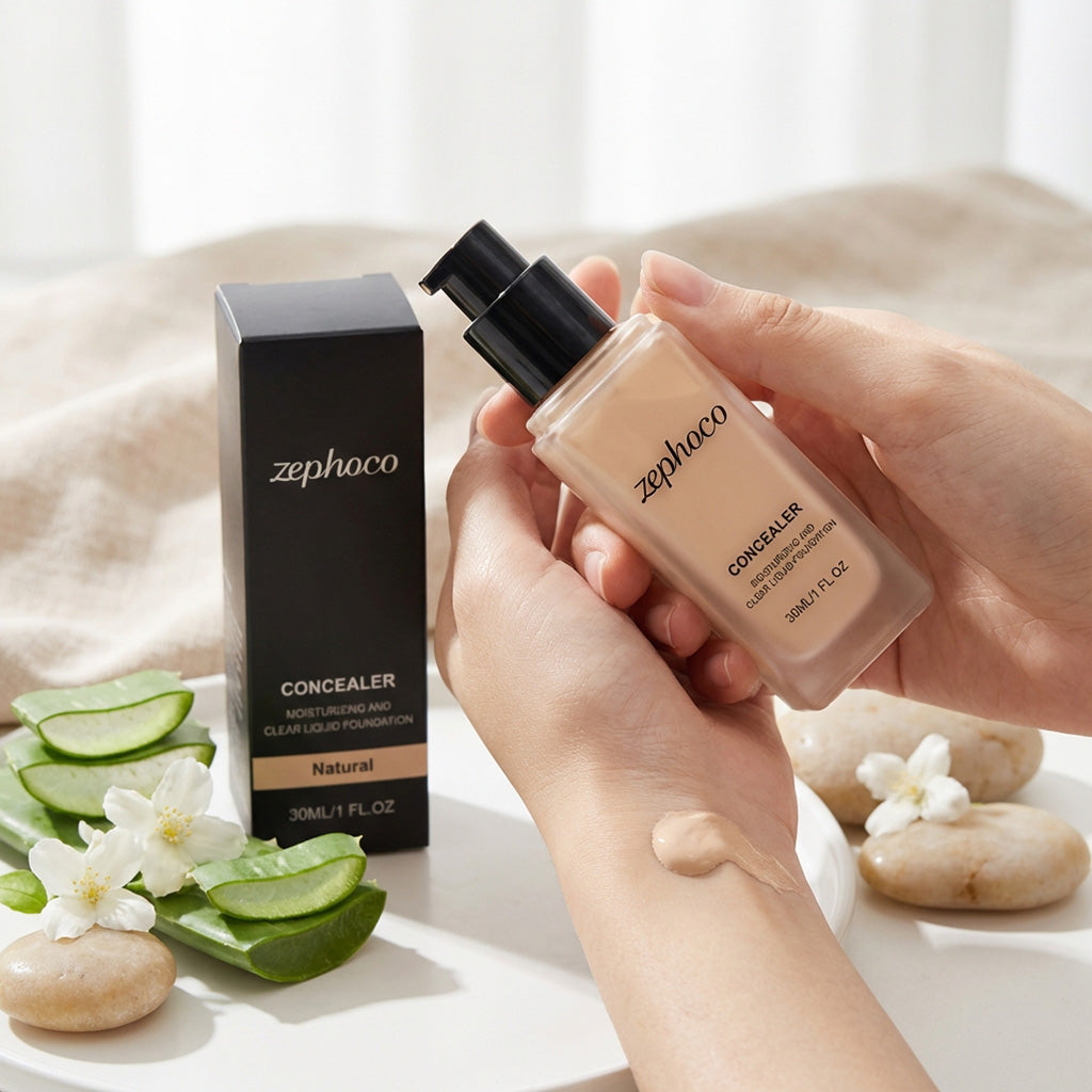 Zephoco Moisturizing Concealer Foundation (Natural Color)