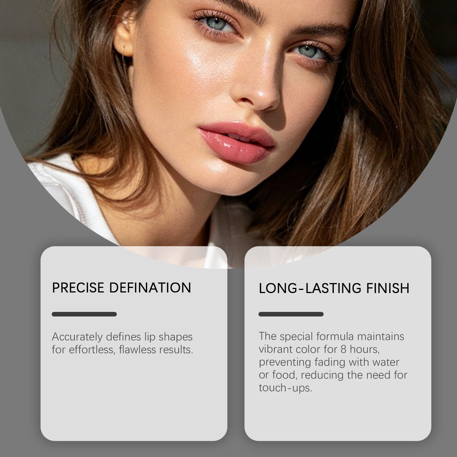 Zephoco Crystal Diamond Long-Wearing Lipstick (01#) Smooth And Fluid