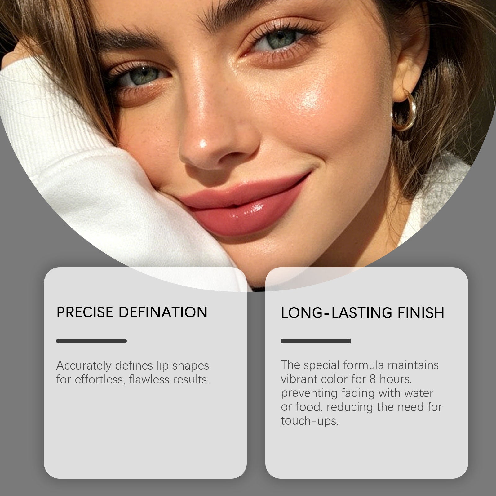 Zephoco Crystal Diamond Long-Wearing Lipstick (04#) Smooth And Fluid