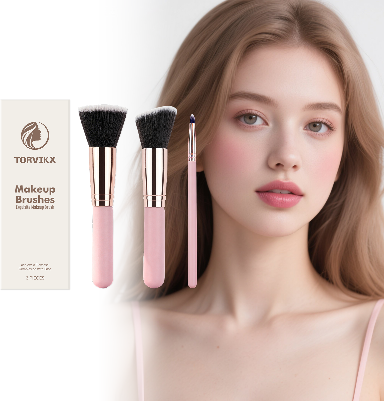 TORVIKX Traceless Makeup Brush Set