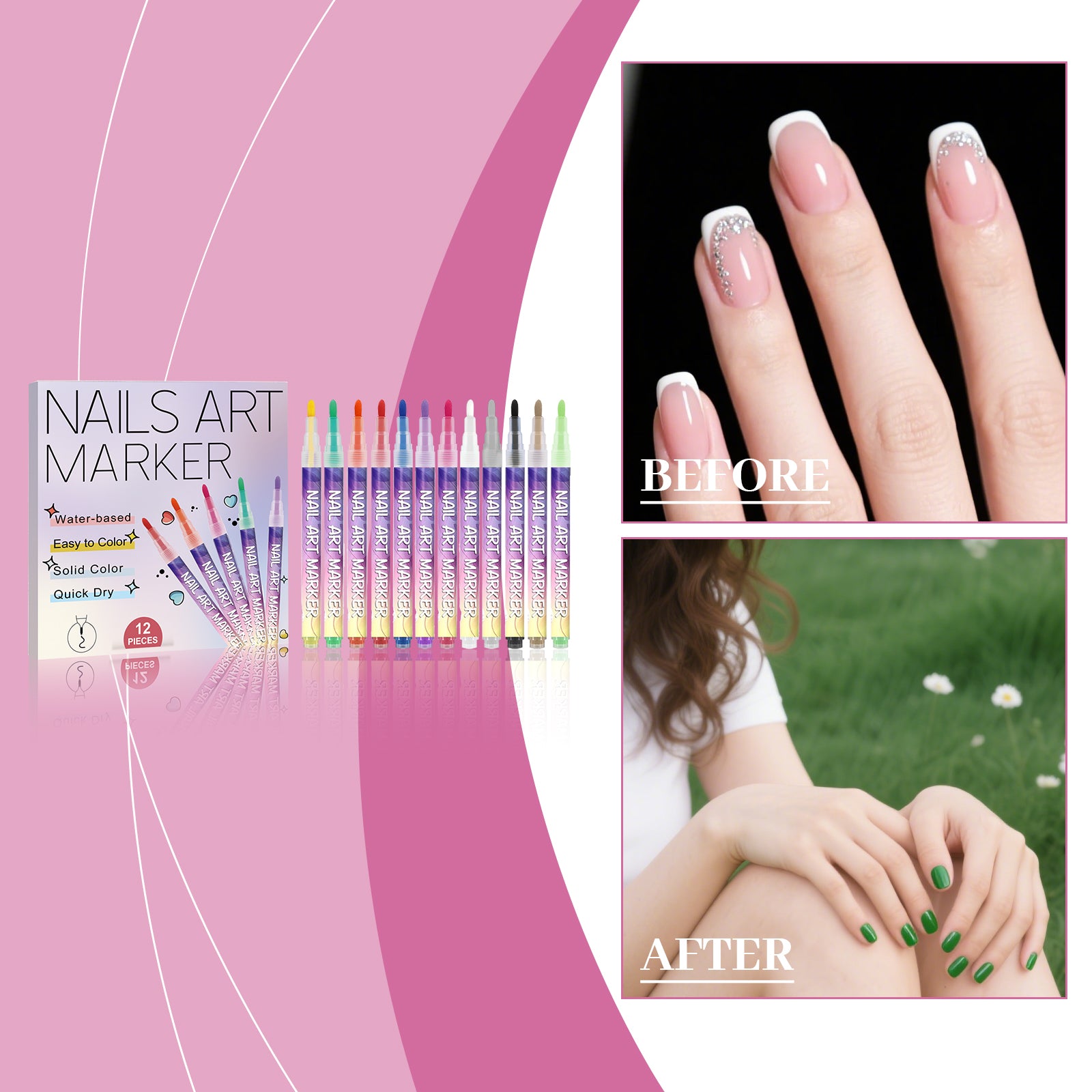 AMZ Diy Nail Art Graffiti Pen