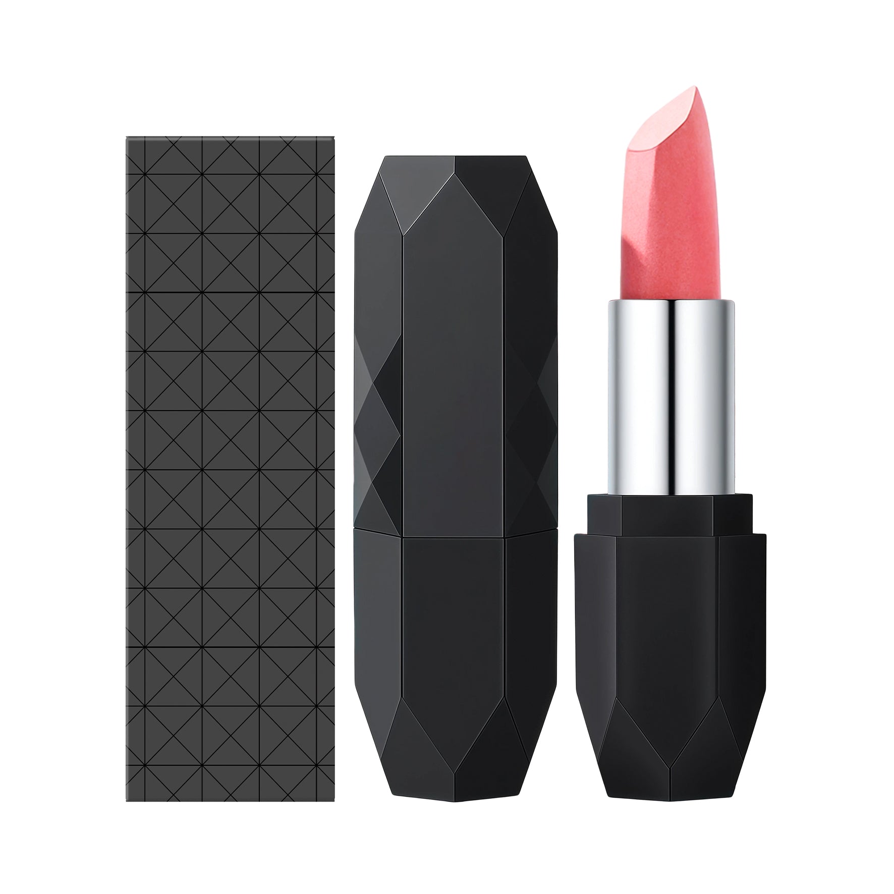 Zephoco Crystal Diamond Long-Wearing Lipstick (02#) Smooth And Fluid
