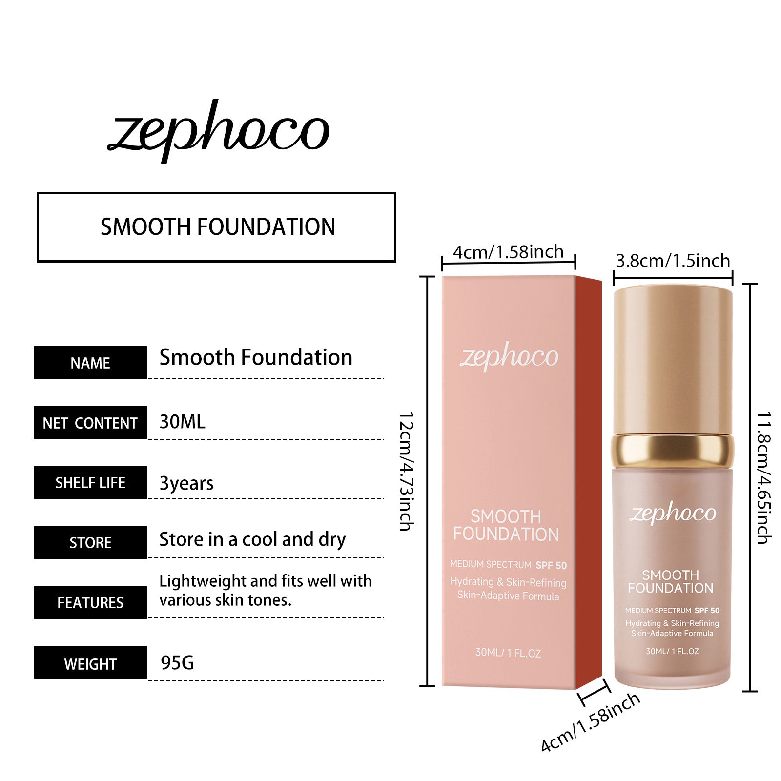 EELHOE Temperature-Protecting Foundation Liquid With A Hydrating And