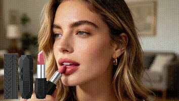 Zephoco Crystal Diamond Long-Wearing Lipstick (01#) Smooth And Fluid