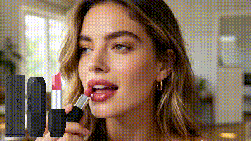 Zephoco Crystal Diamond Long-Wearing Lipstick (02#) Smooth And Fluid