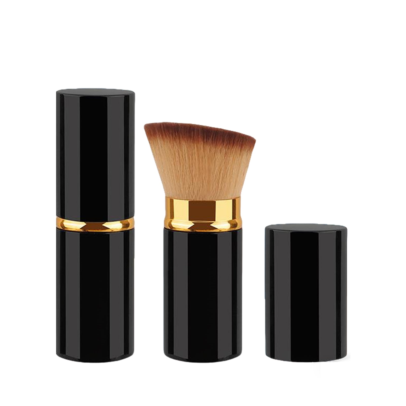AMZ Large Black Golden Brown Bristle Brush