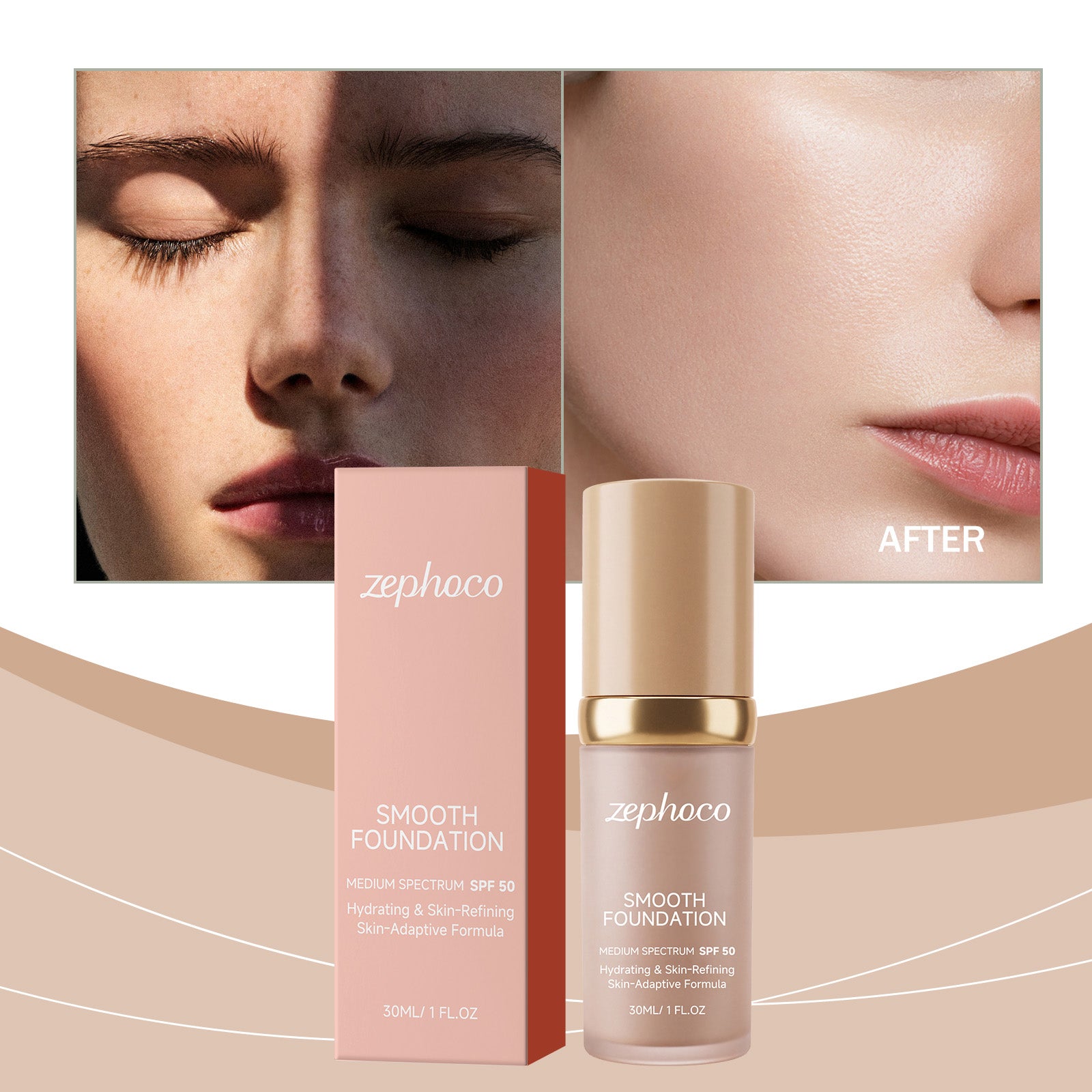 EELHOE Temperature-Protecting Foundation Liquid With A Hydrating And
