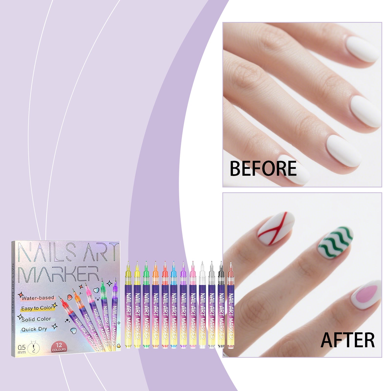 AMZ Diy Nail Art Painting Pen