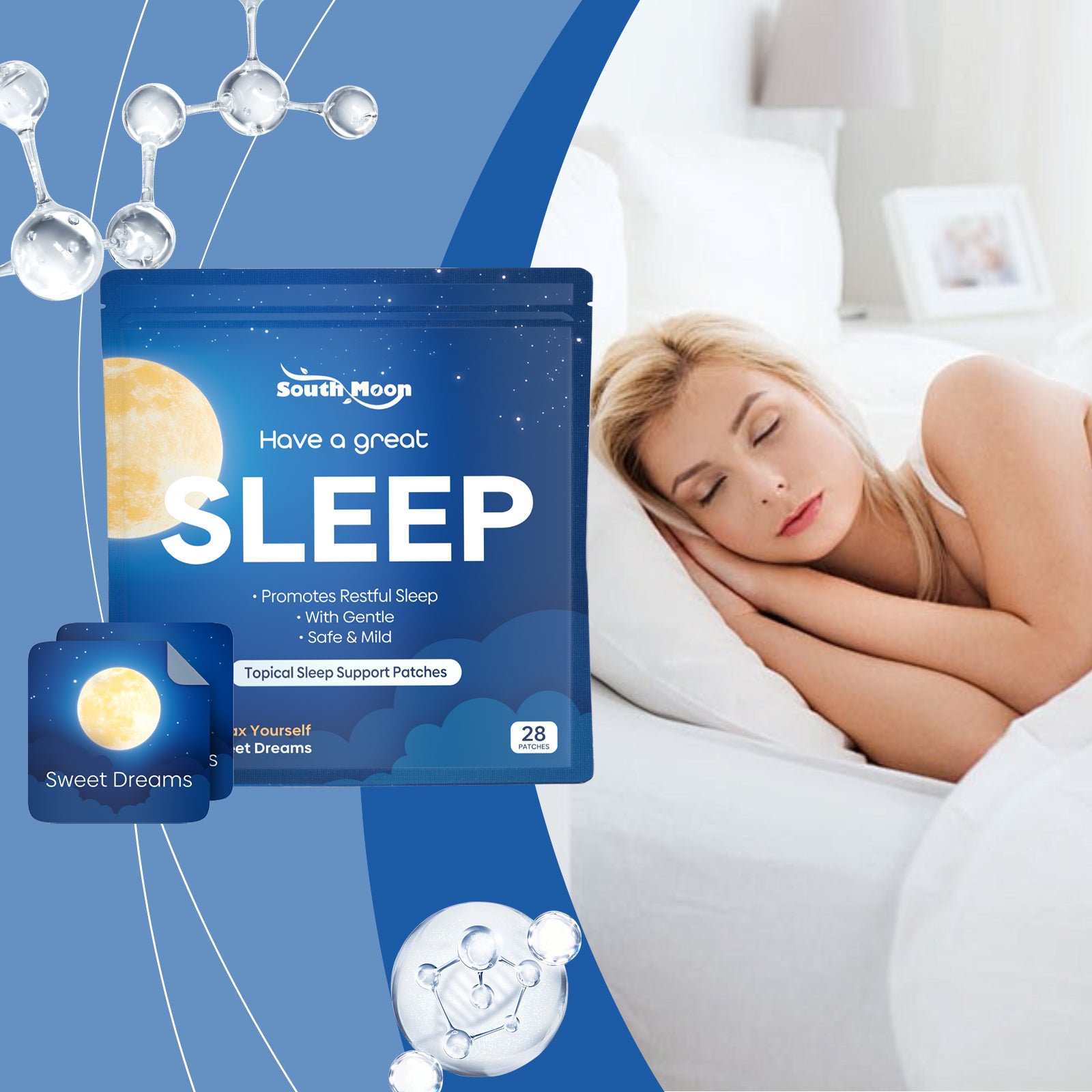 South Moon Sleep Care Patch: A Portable Patch For Daily Care