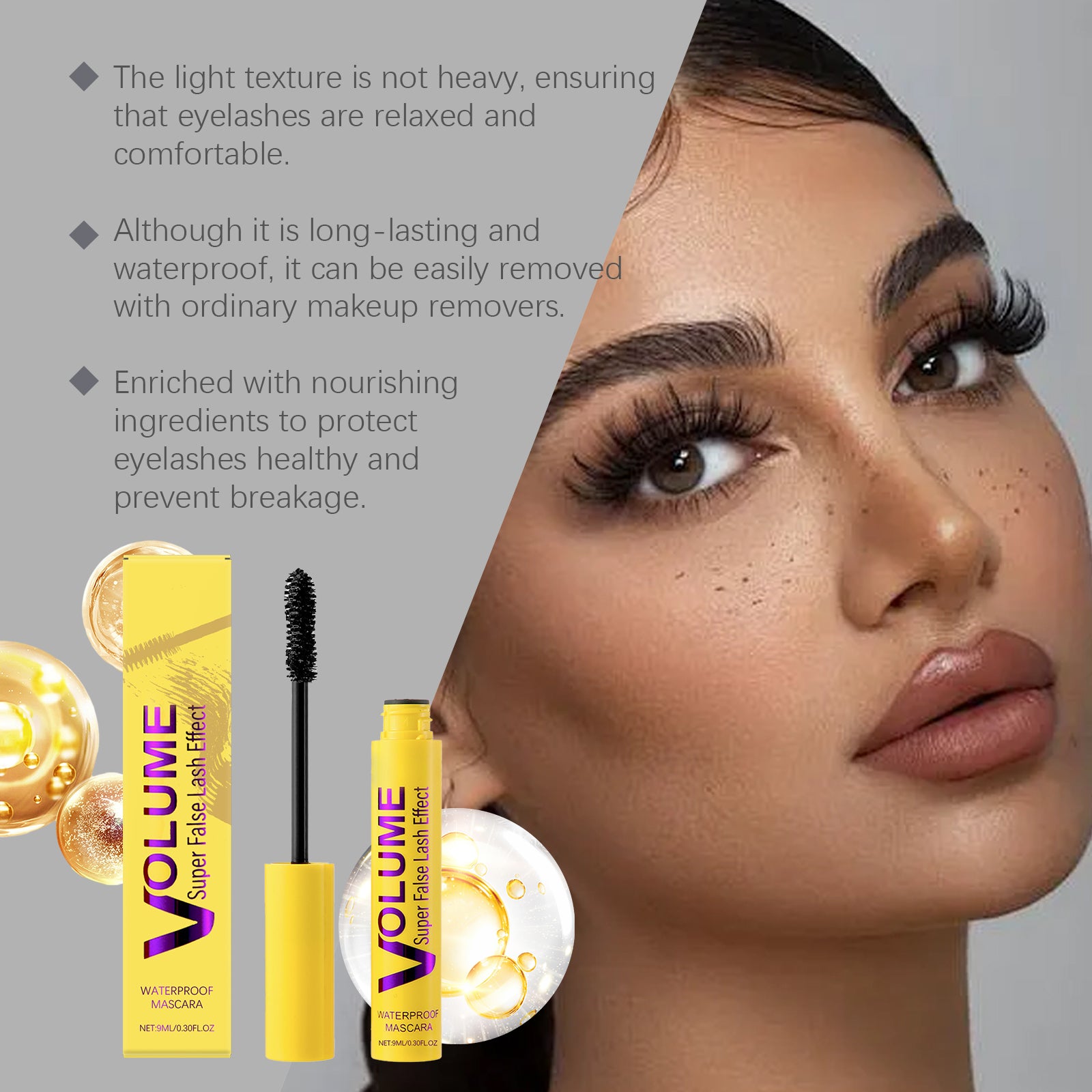 AMZ Mascara Takes Care Of The Base Of Eyelashes Naturally And Lastingly