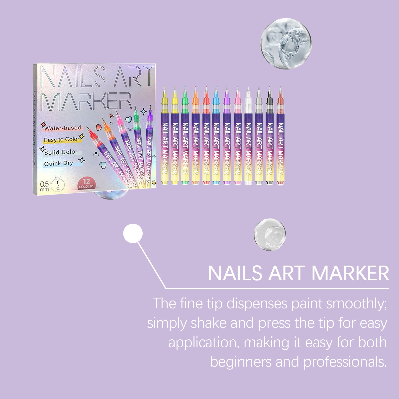 AMZ Diy Nail Art Painting Pen