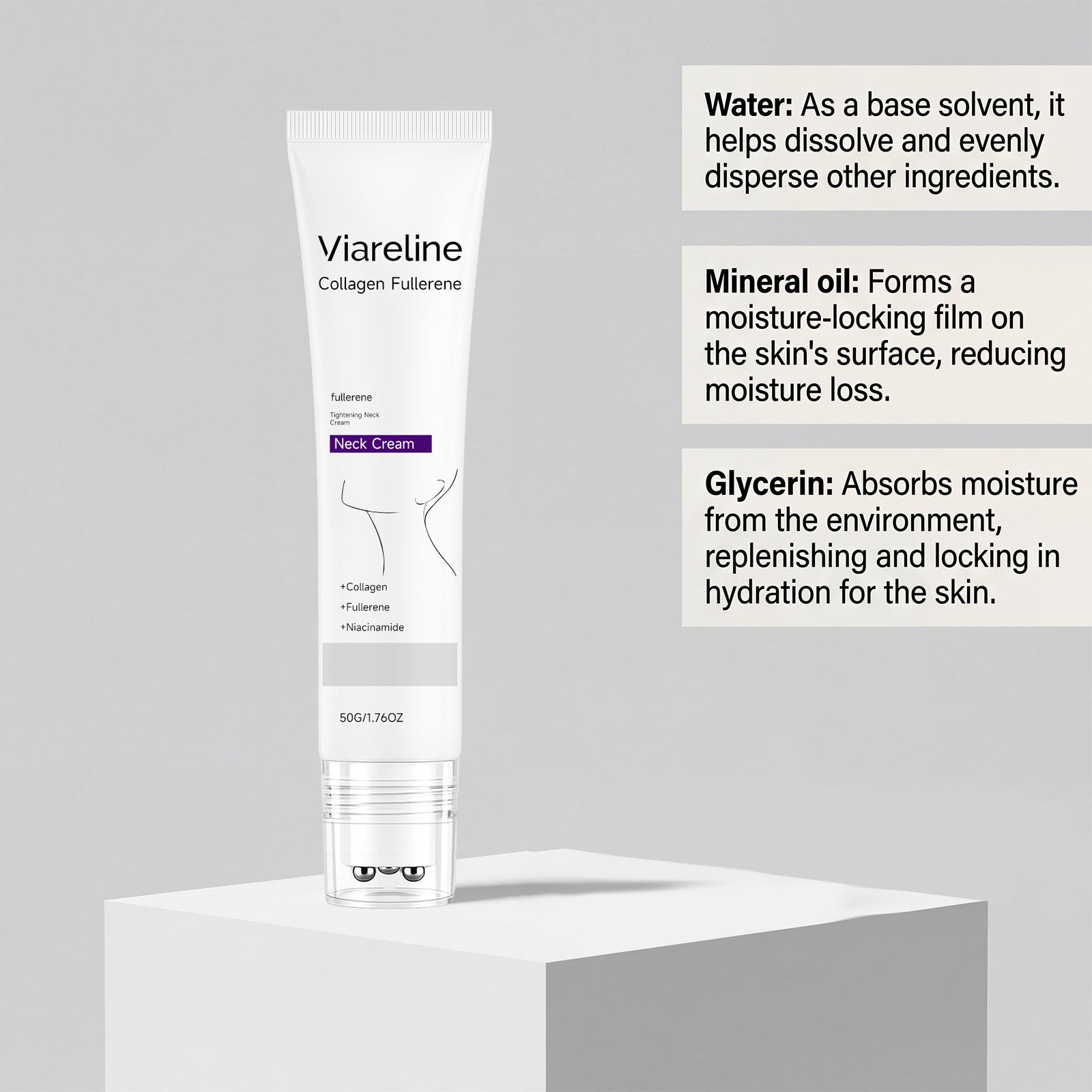 Viareline Collagen Moisturizing Neck Cream