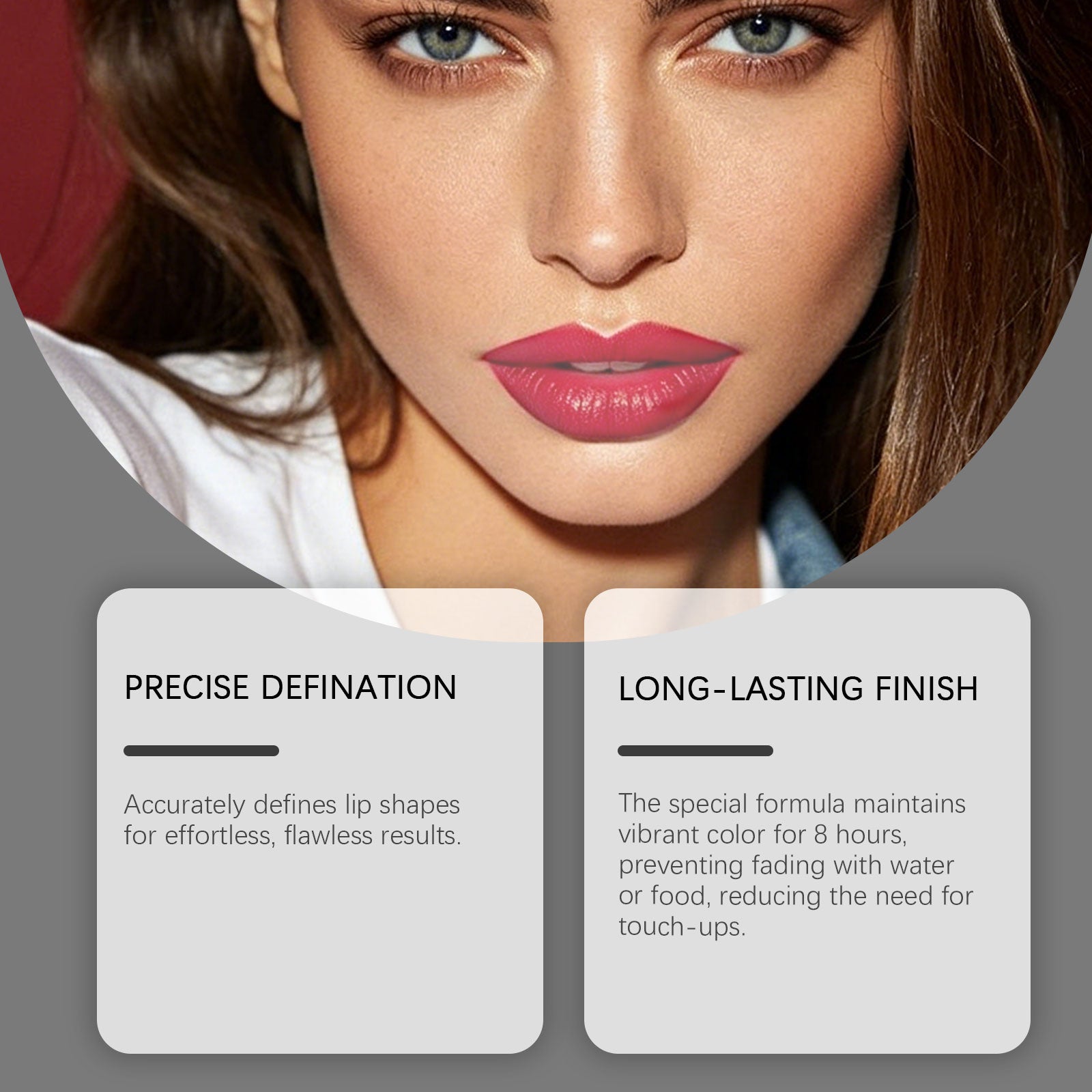 Zephoco Crystal Diamond Long-Wearing Lipstick (06#) Smooth And Fluid