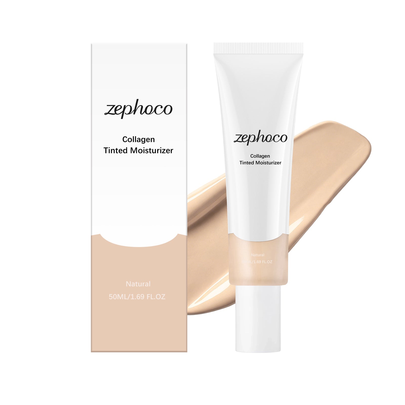 Zephoco Moisturizing Hydrating Cream (Natural Color) Natural Concealer For