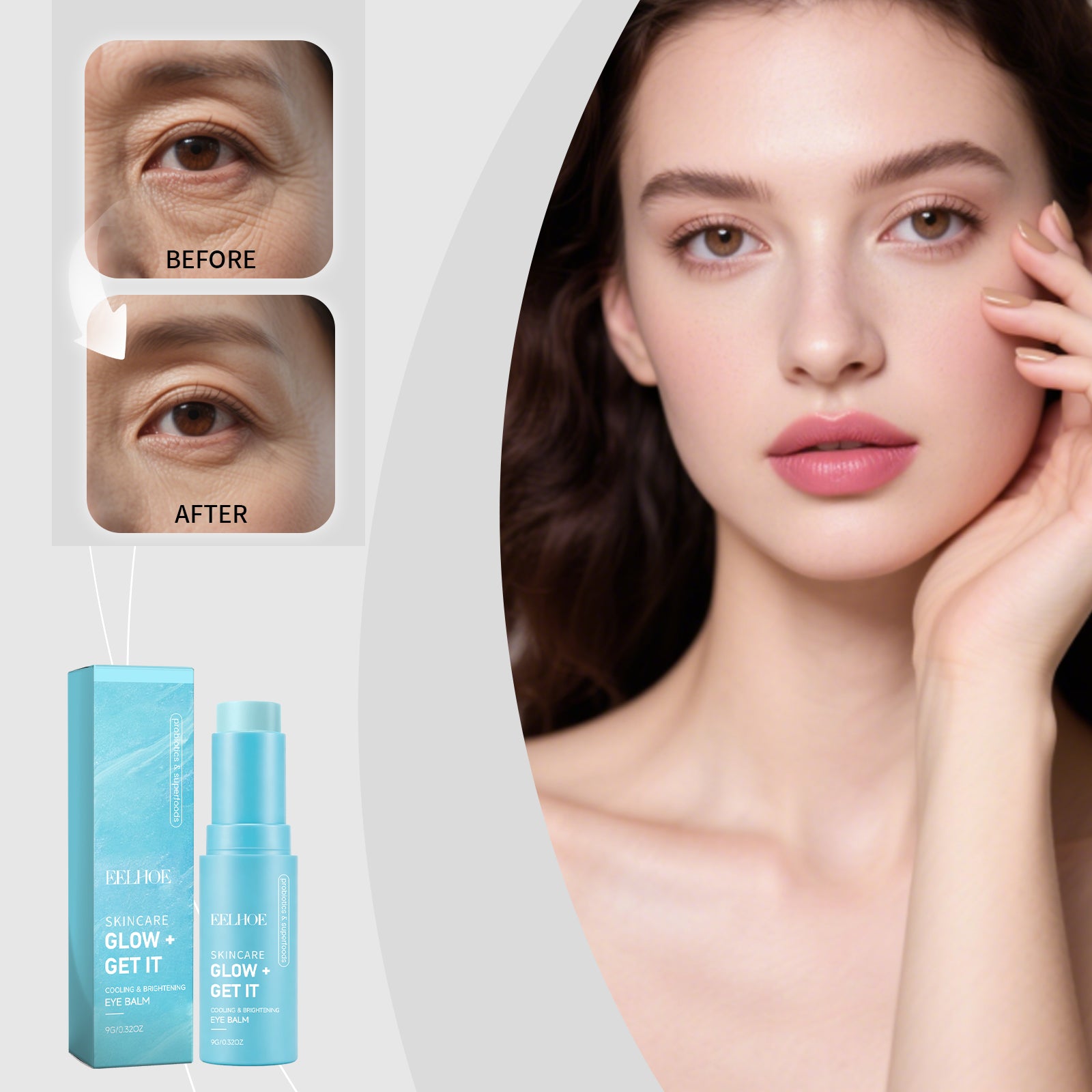 EELHOE Brightening Moisturizing Eye Cream Stick