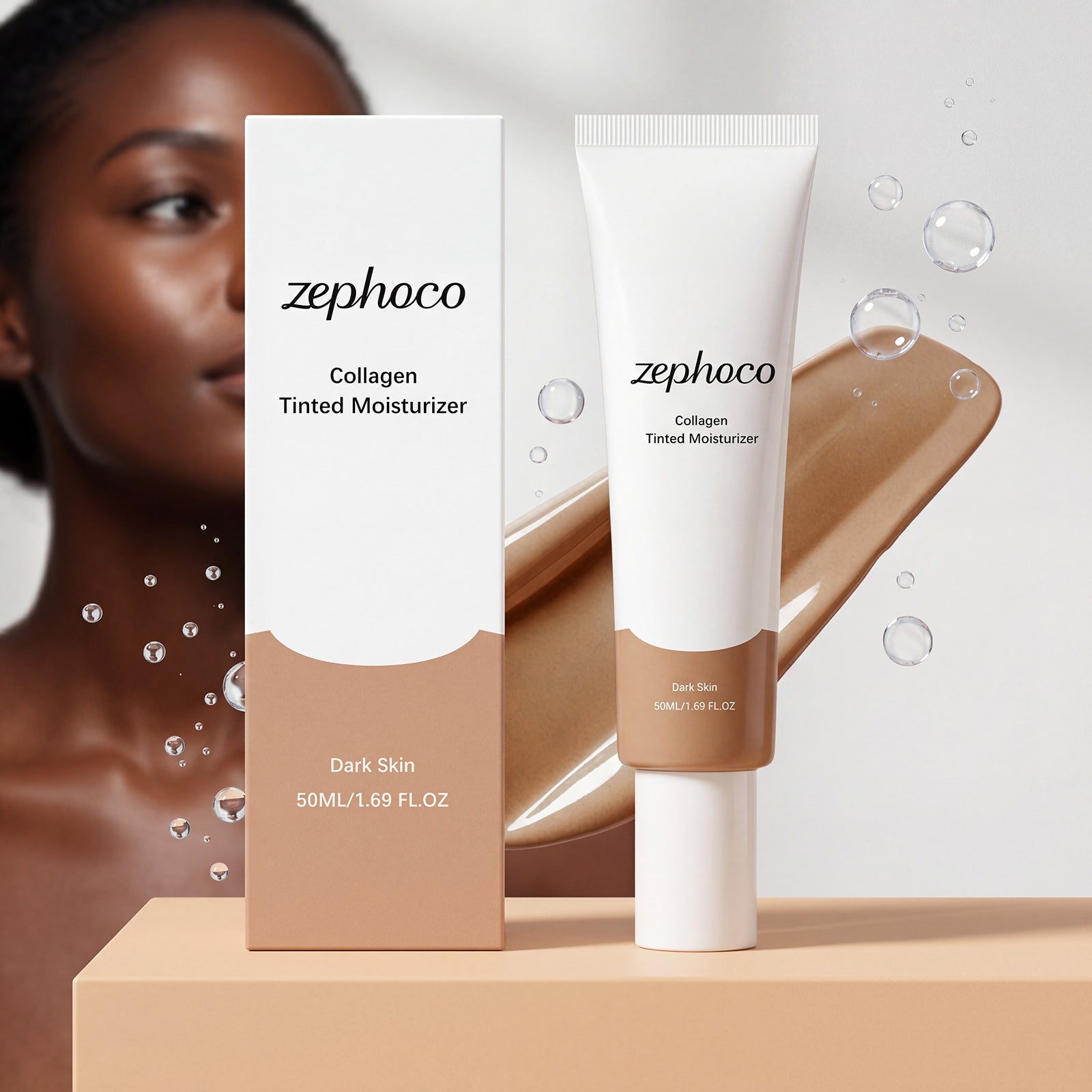 Zephoco Moisturizing And Hydrating Cream (Dark Skin Tone) Replenishing