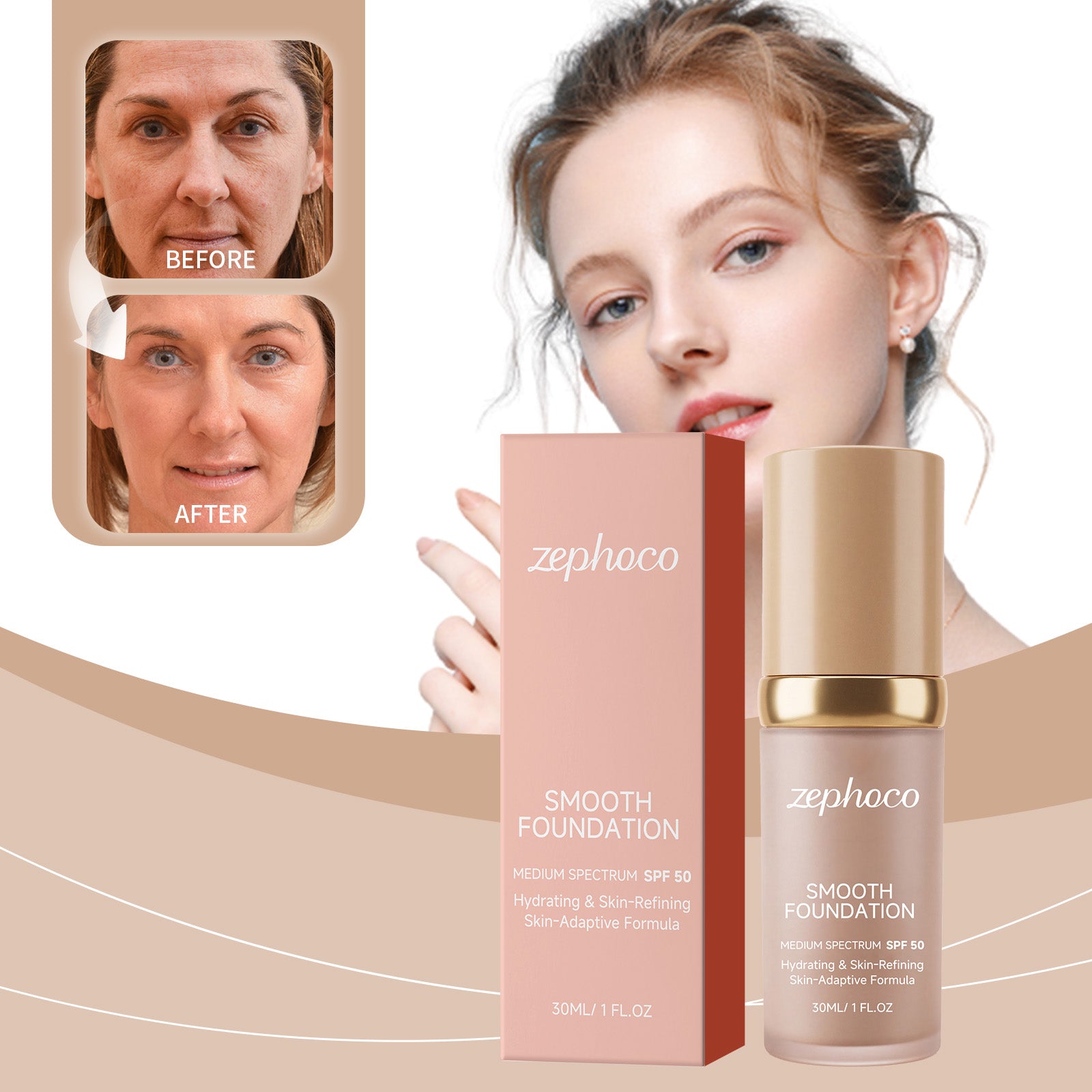 EELHOE Temperature-Protecting Foundation Liquid With A Hydrating And