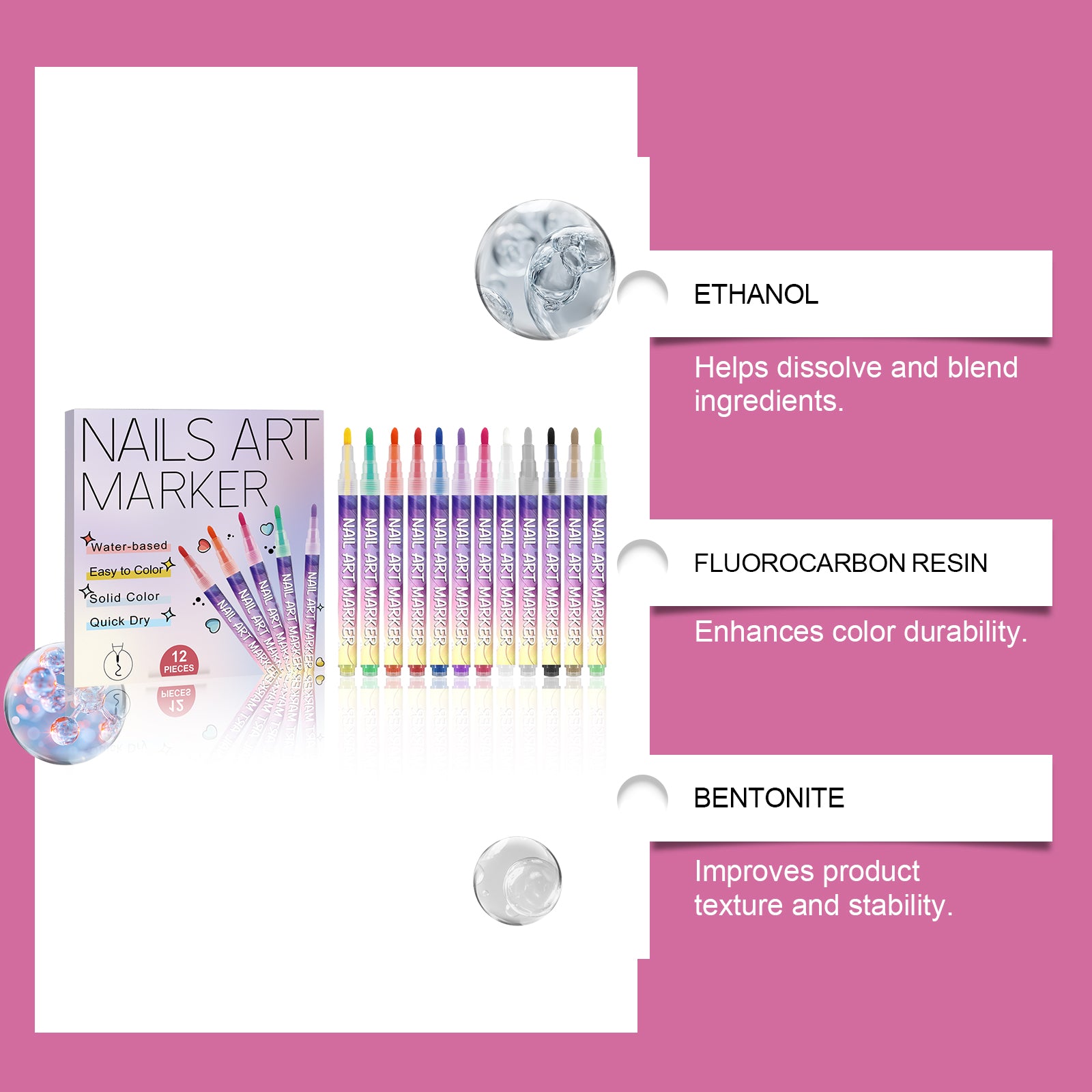 AMZ Diy Nail Art Graffiti Pen