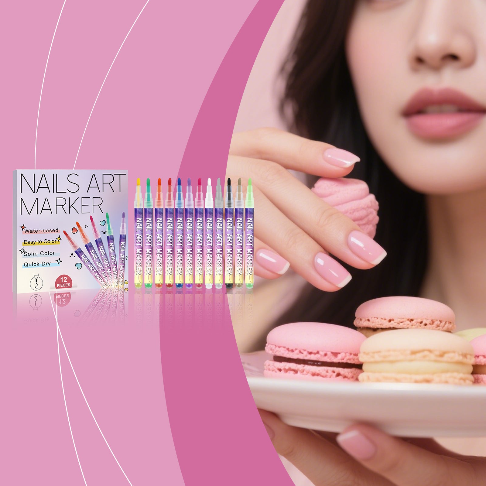 AMZ Diy Nail Art Graffiti Pen