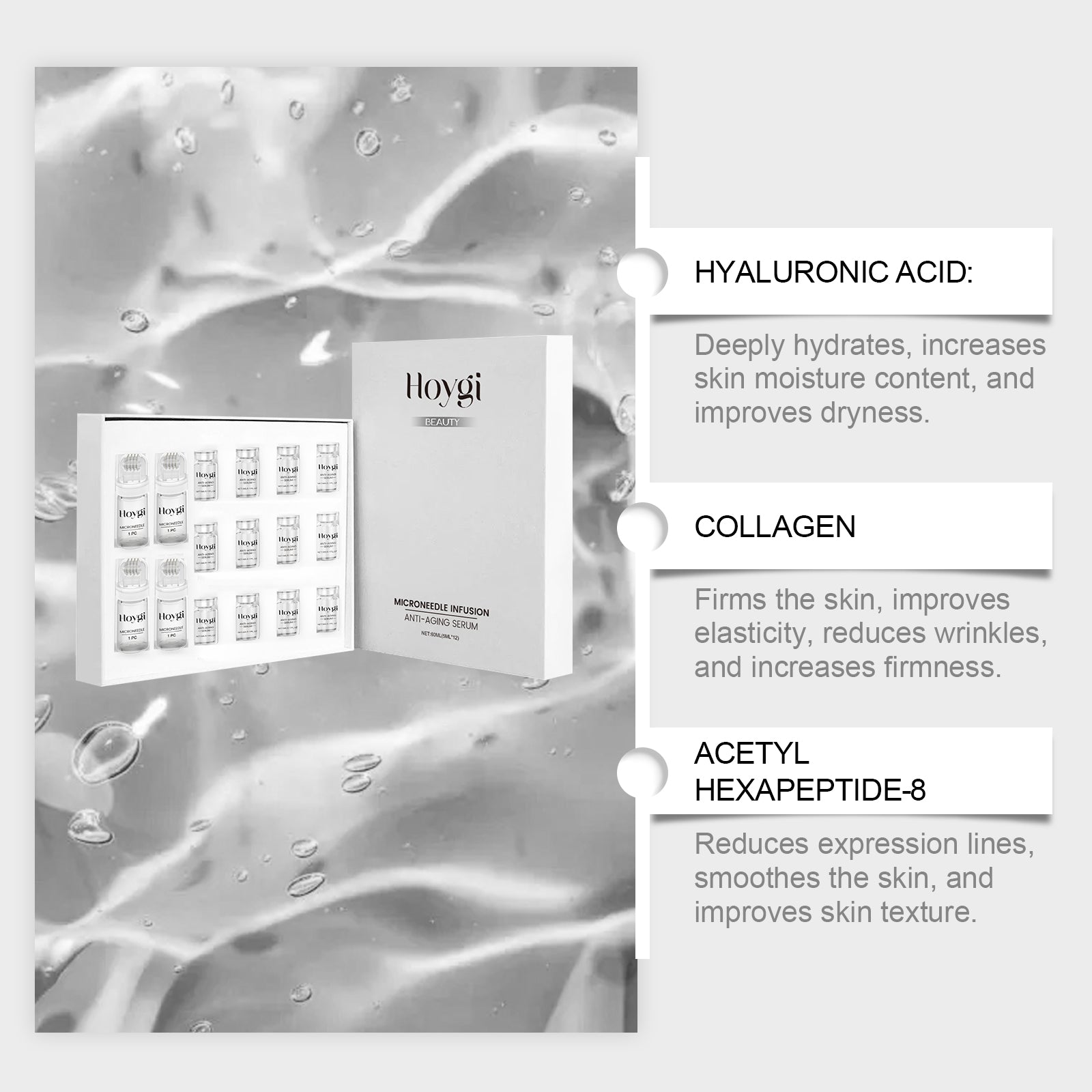 Hoygi Roller Set, Facial Hydrating, Moisturizing, Nourishing, Hydrating