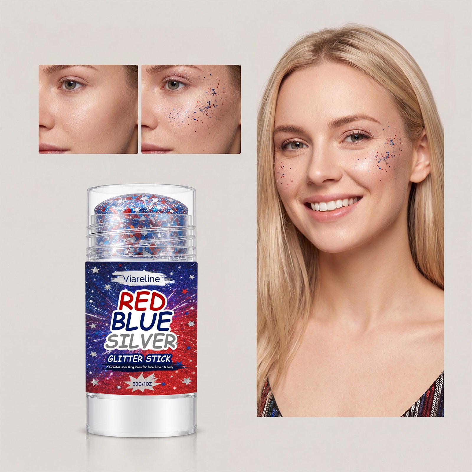 Viareline Shimmer Powder Makeup Stick