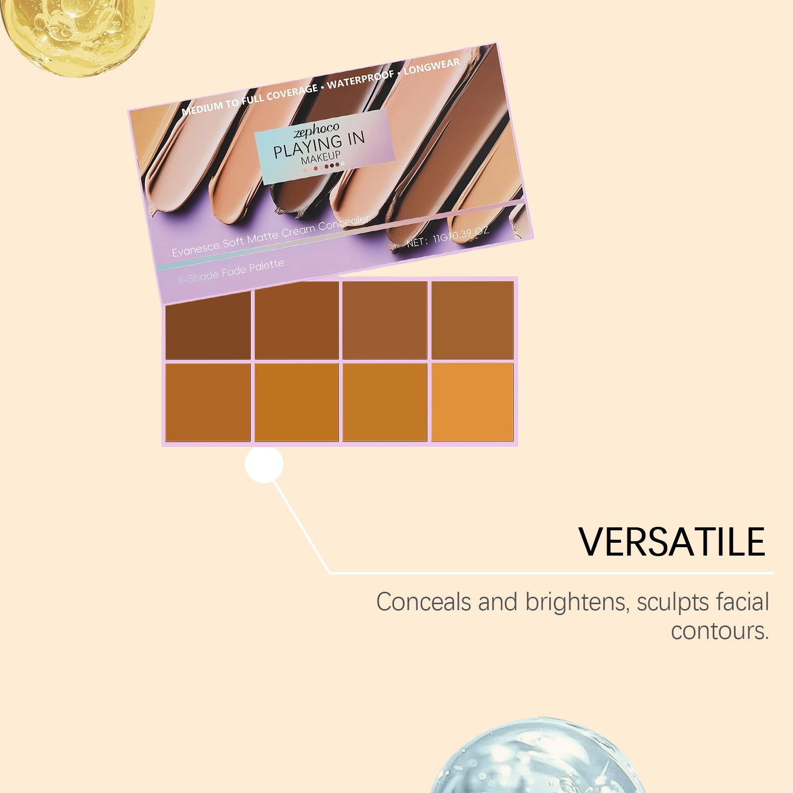 Zephoco Dark Series Soft Mist Gradient Concealer