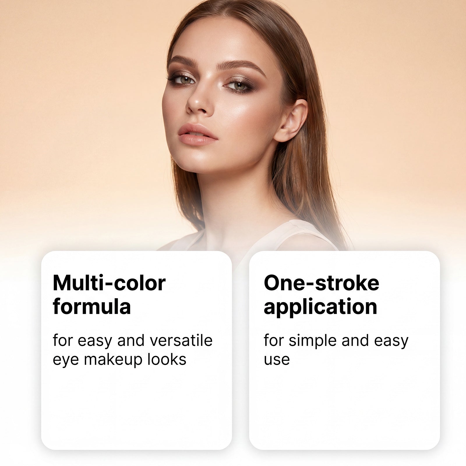 Zephoco Multi-Color Long-Wearing Eyeshadow Stick (Shimmering Earth Tone)