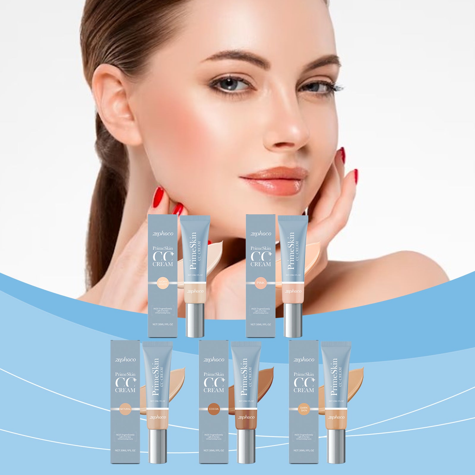 Zephoco Nourishing Light Liquid Foundation Series