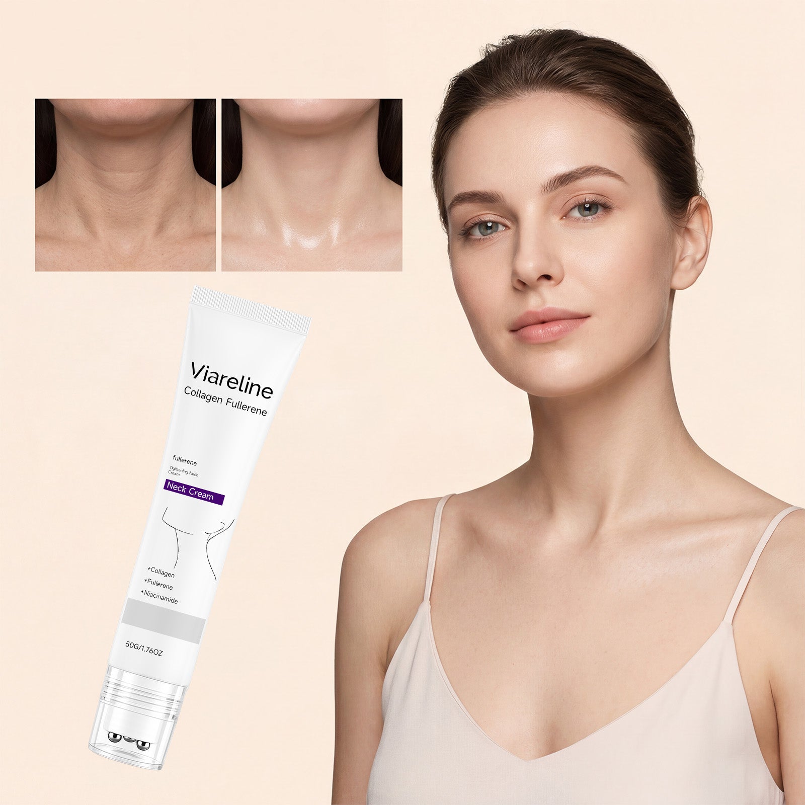 Viareline Collagen Moisturizing Neck Cream