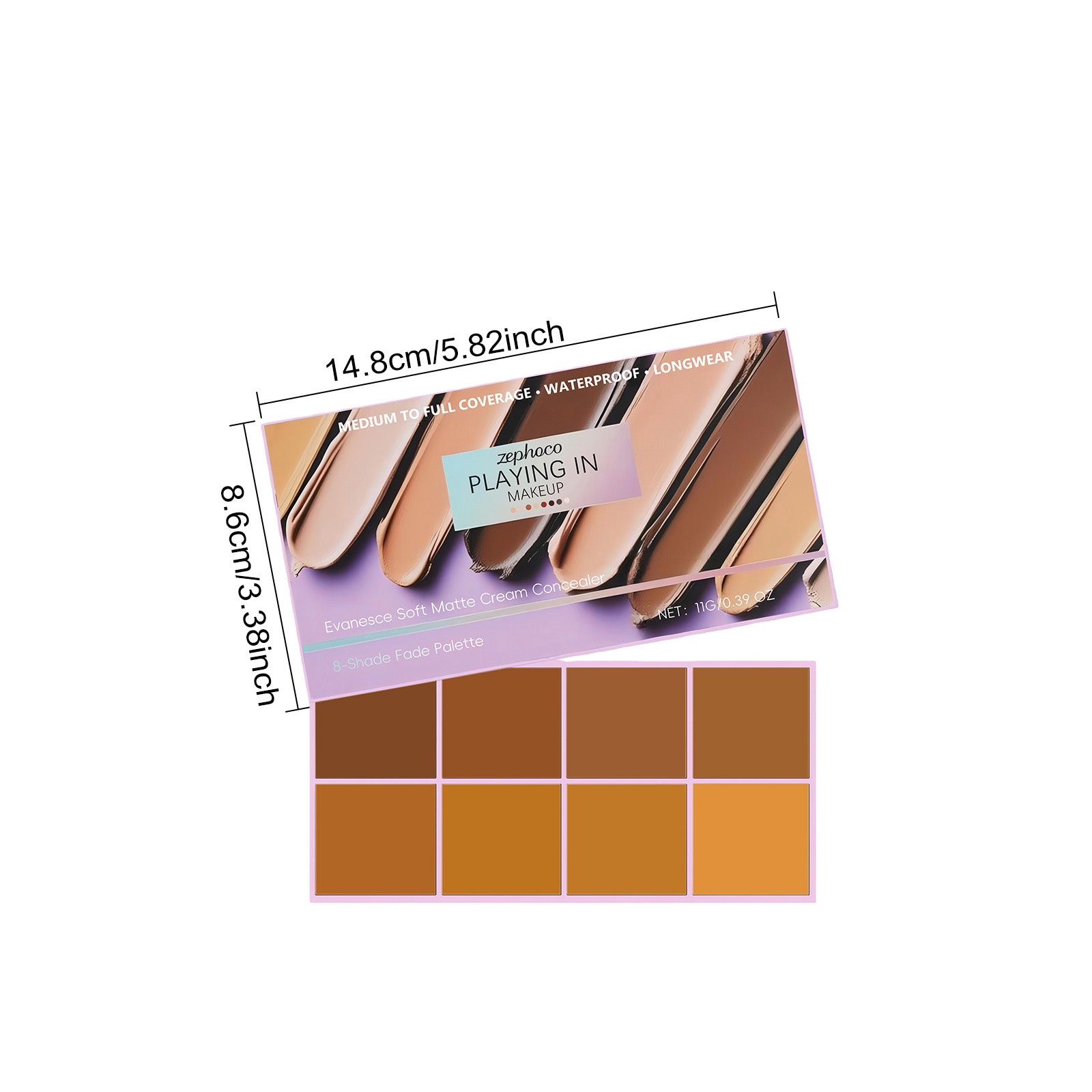 Zephoco Dark Series Soft Mist Gradient Concealer