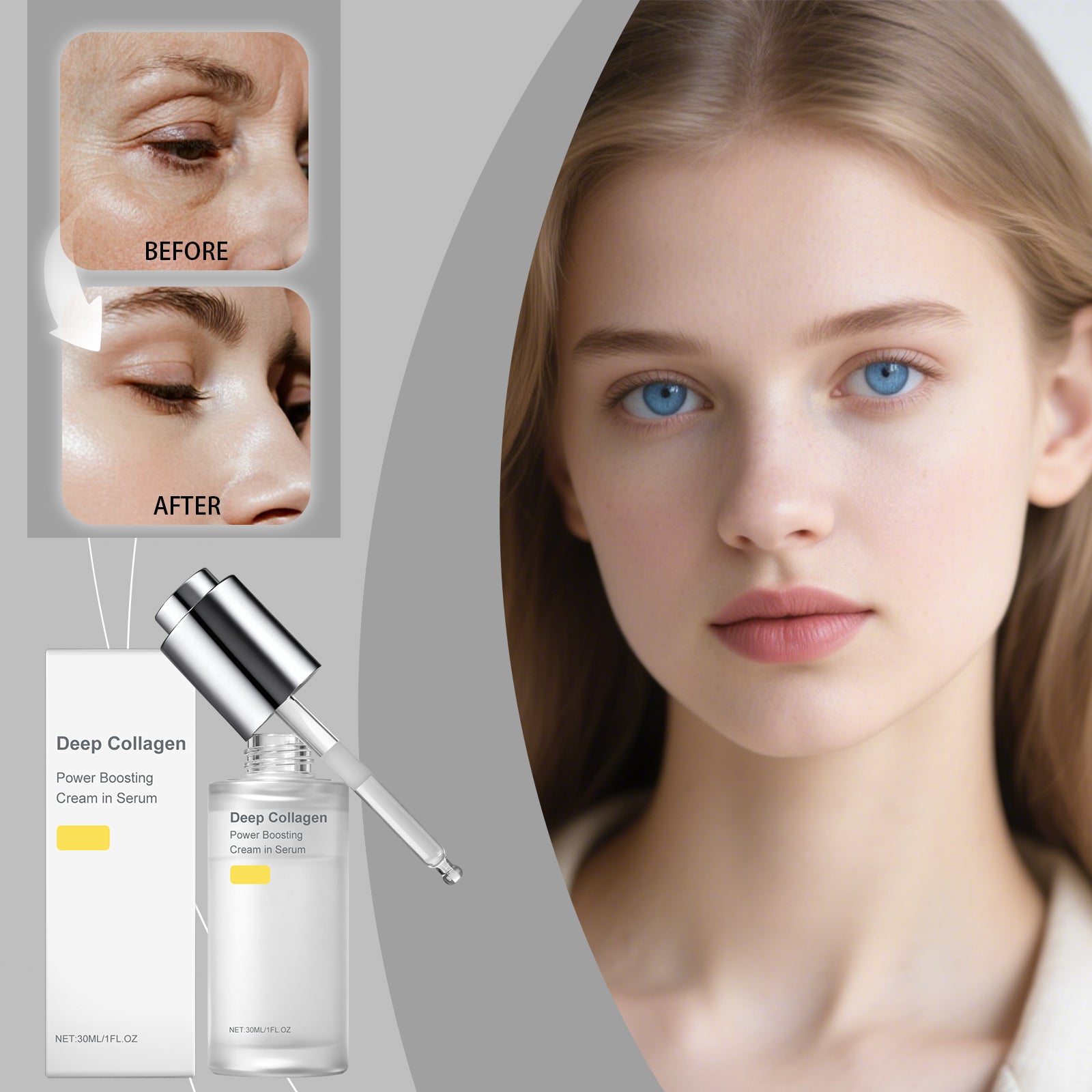 AMZ Collagen Moisturizing Essence Nourishes And Hydrates The Facial Skin