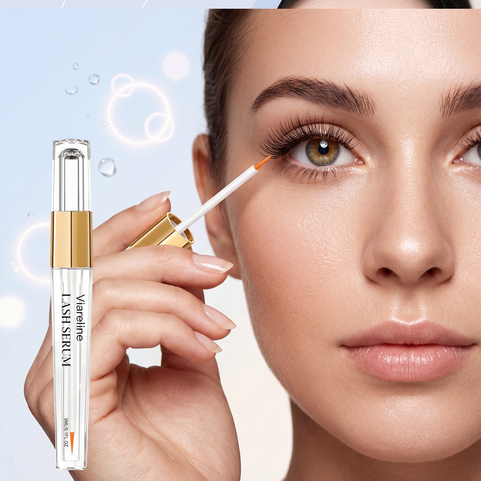 Viareline Eyelash Serum Daily Care Comfortable Lightweight Nutrient Infused