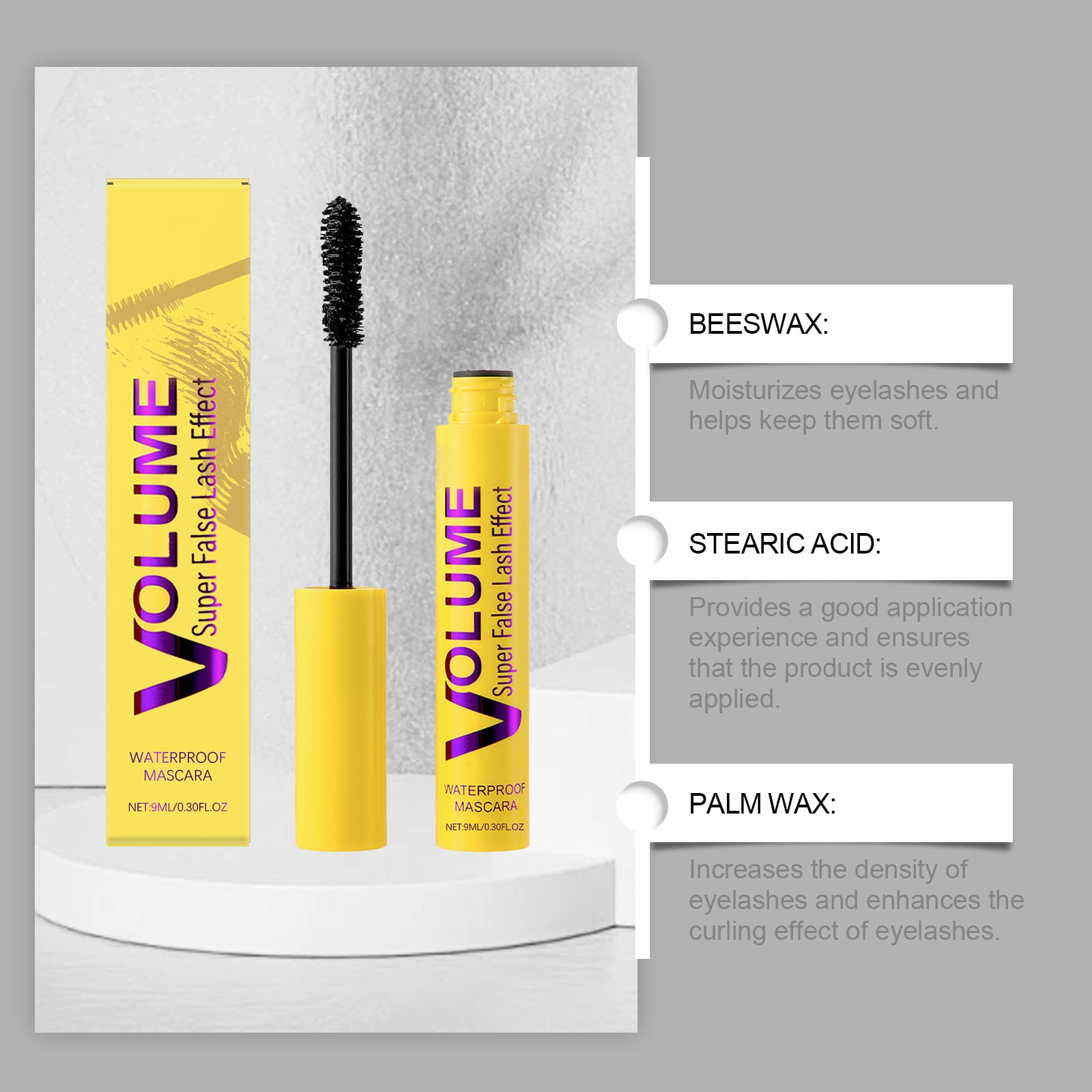AMZ Mascara Takes Care Of The Base Of Eyelashes Naturally And Lastingly