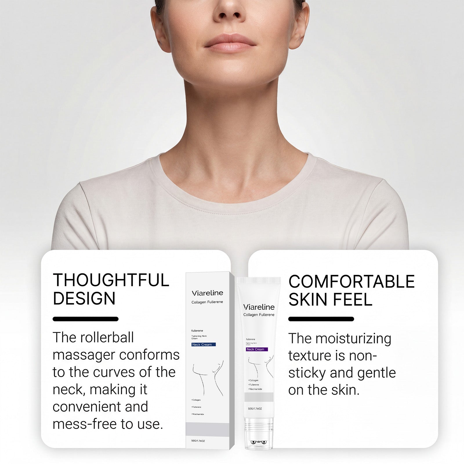 Viareline Collagen Moisturizing Neck Cream