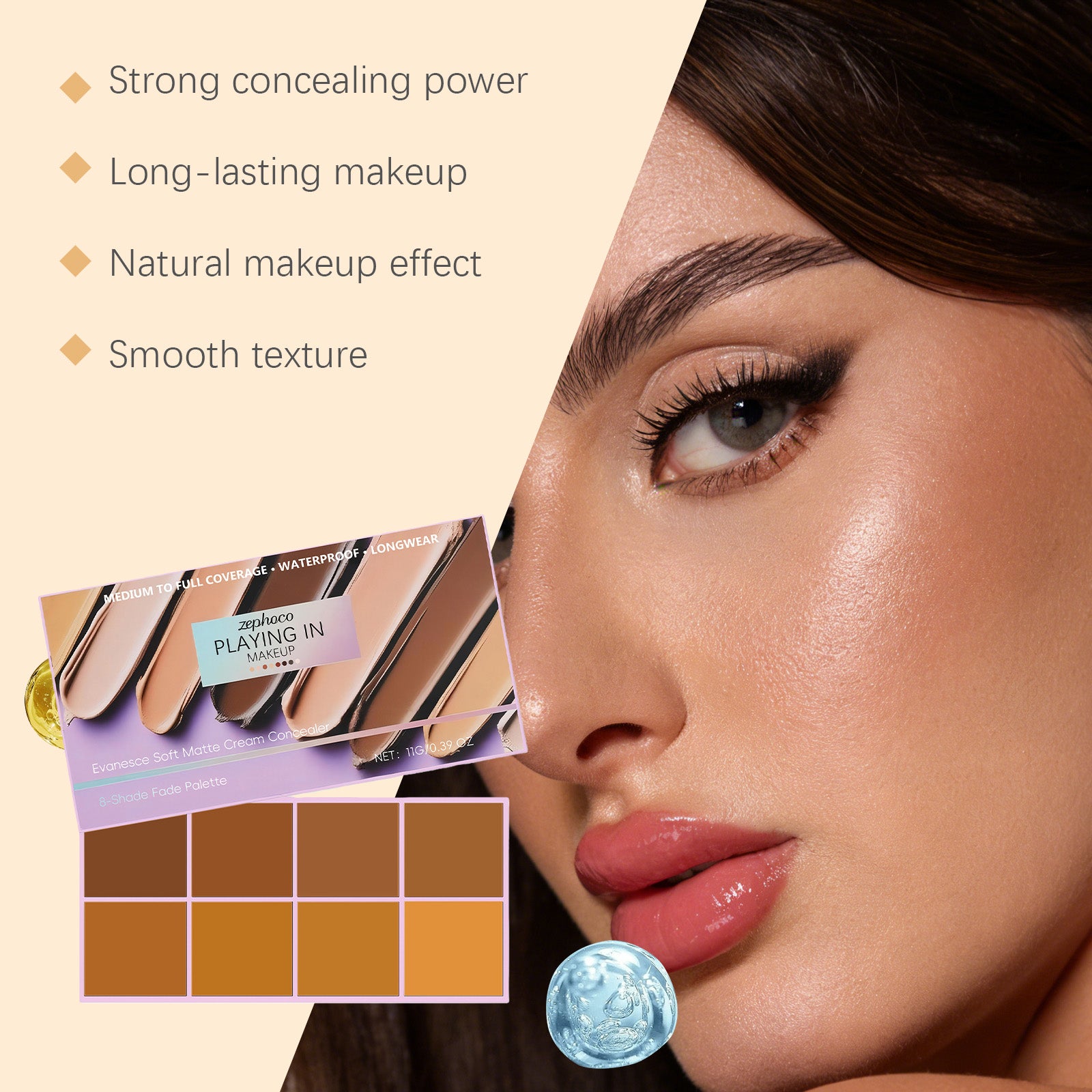 Zephoco Dark Series Soft Mist Gradient Concealer