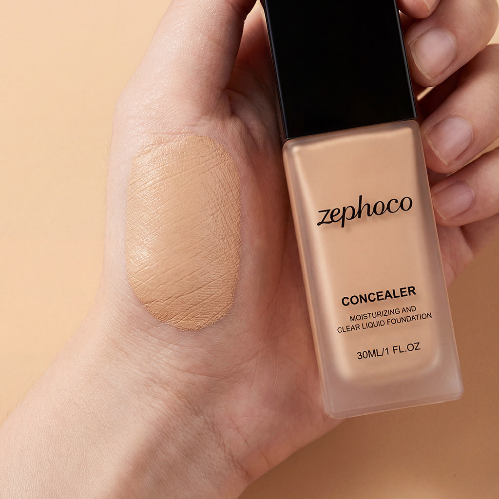 Zephoco Moisturizing Concealer Foundation (Dark Skin Tone)