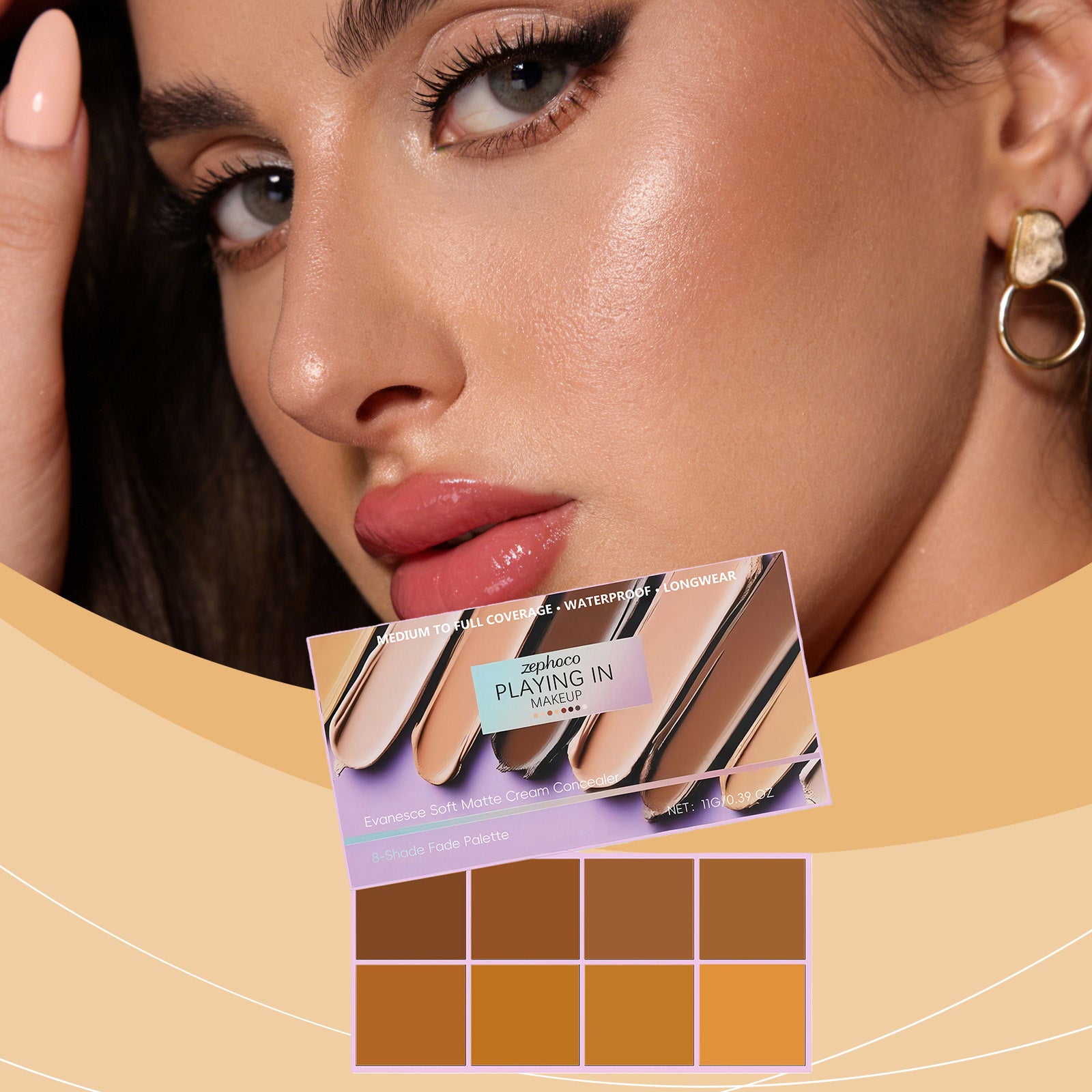 Zephoco Dark Series Soft Mist Gradient Concealer