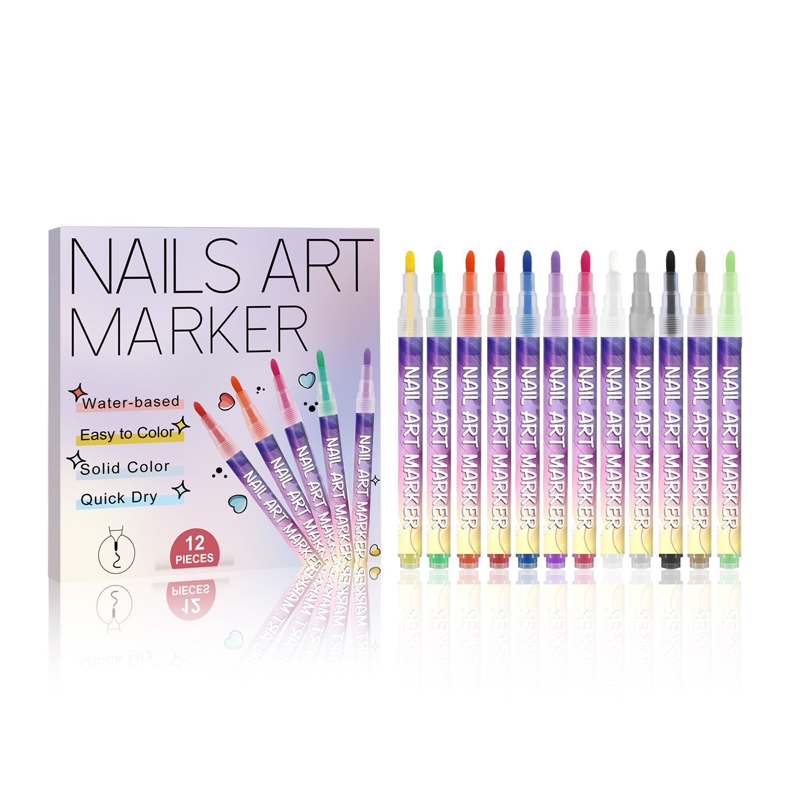 AMZ Diy Nail Art Graffiti Pen