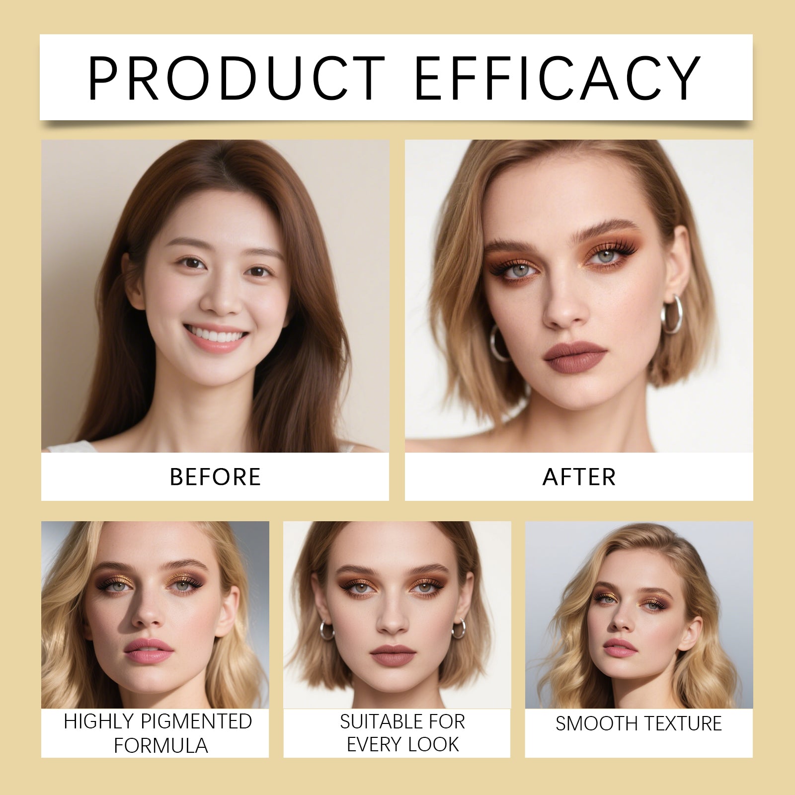 Zephoco Chocolate-Style Eyeshadow Palette